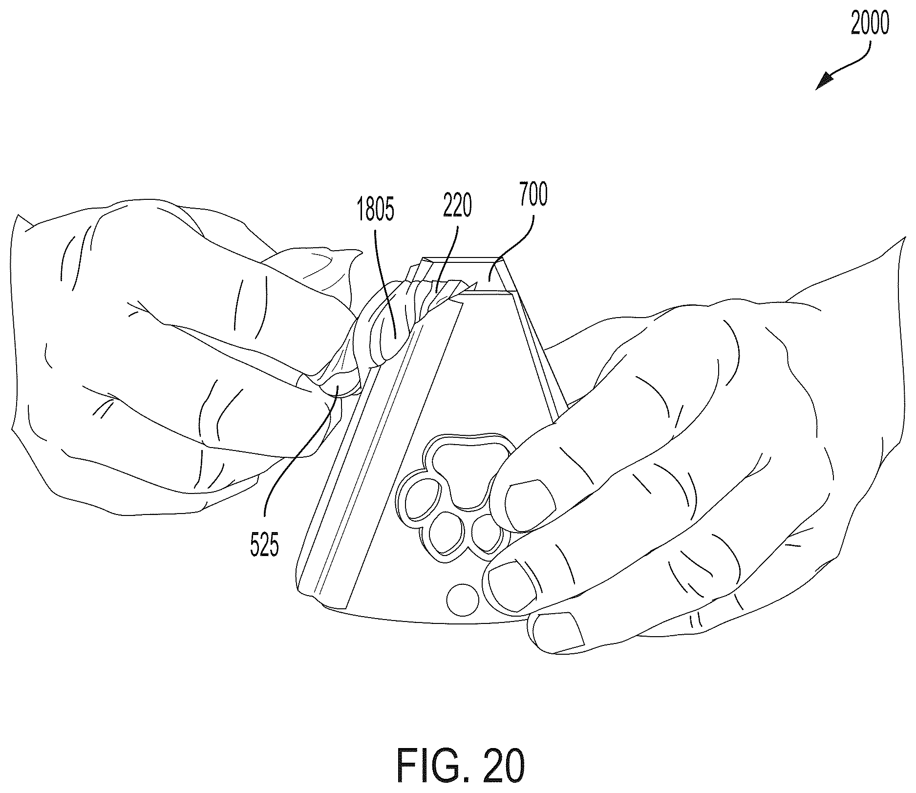 Patent US12618211 Figure 20 – Apparatus for collection and removal of animal waste