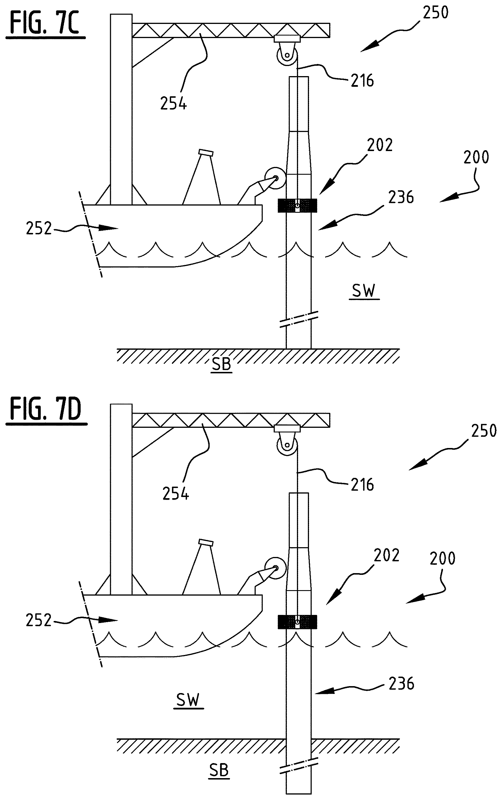 Patent US12618214 Figure 6 – Vibration device and method for inserting into the ground or removing from the ground a foundation element with electric motor