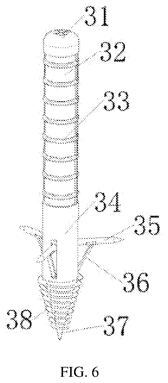 Patent US12618216 Figure 6 – Slope reinforcing and protecting device for hydraulic engineering