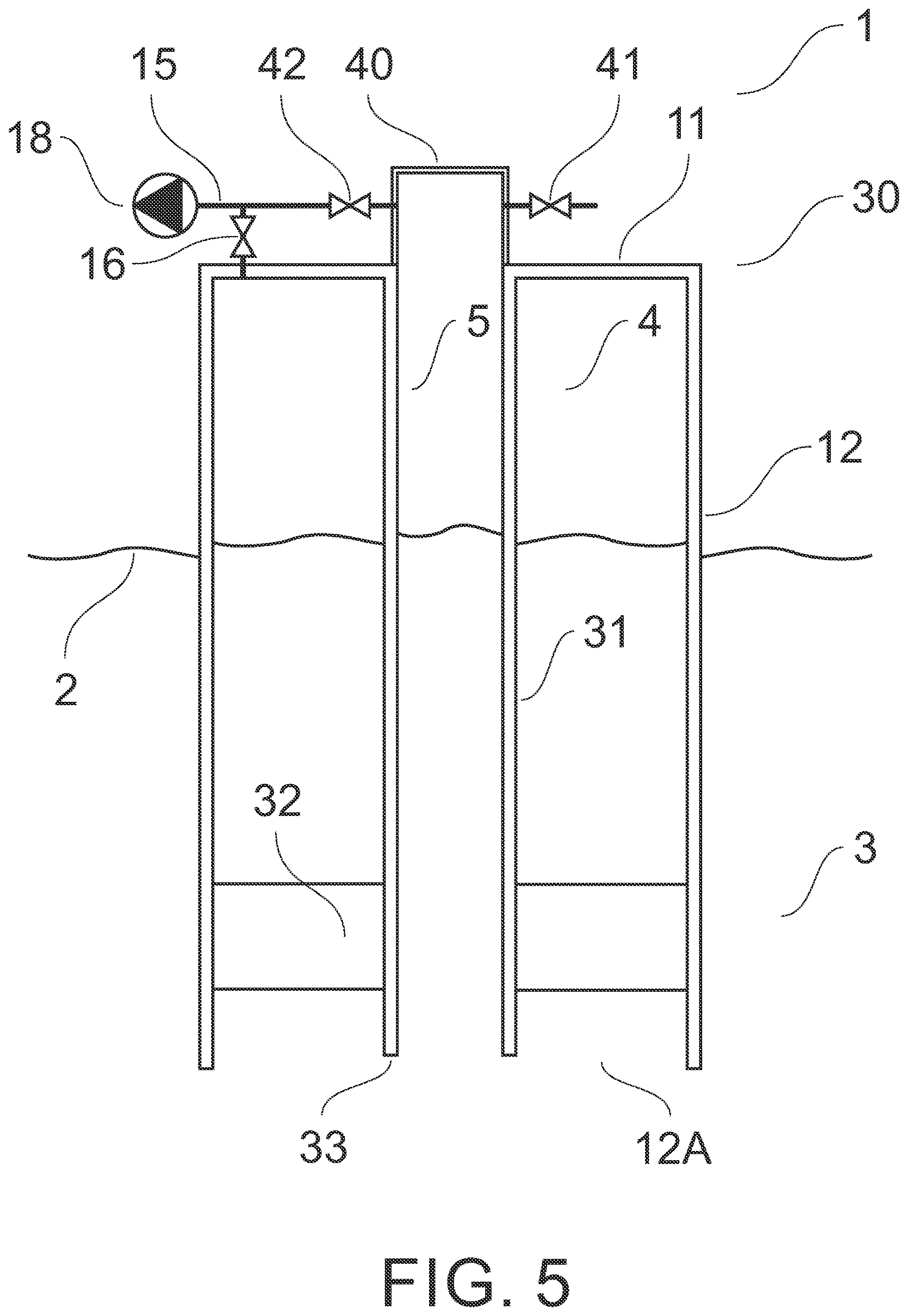 Patent US12618217 Figure 5 – Suction anchor or well support foundation for use in permeable water bottom formations