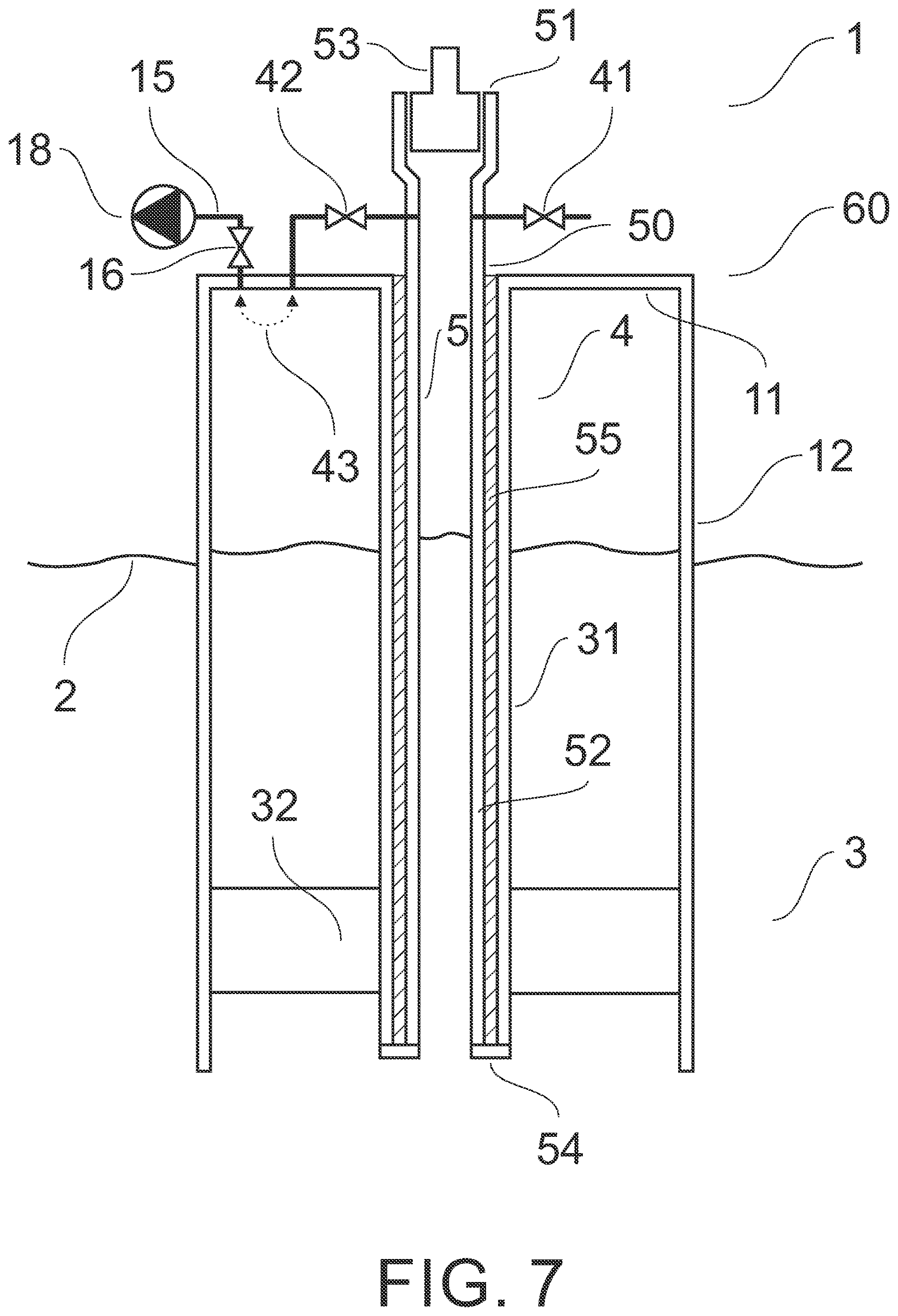 Patent US12618217 Figure 7 – Suction anchor or well support foundation for use in permeable water bottom formations