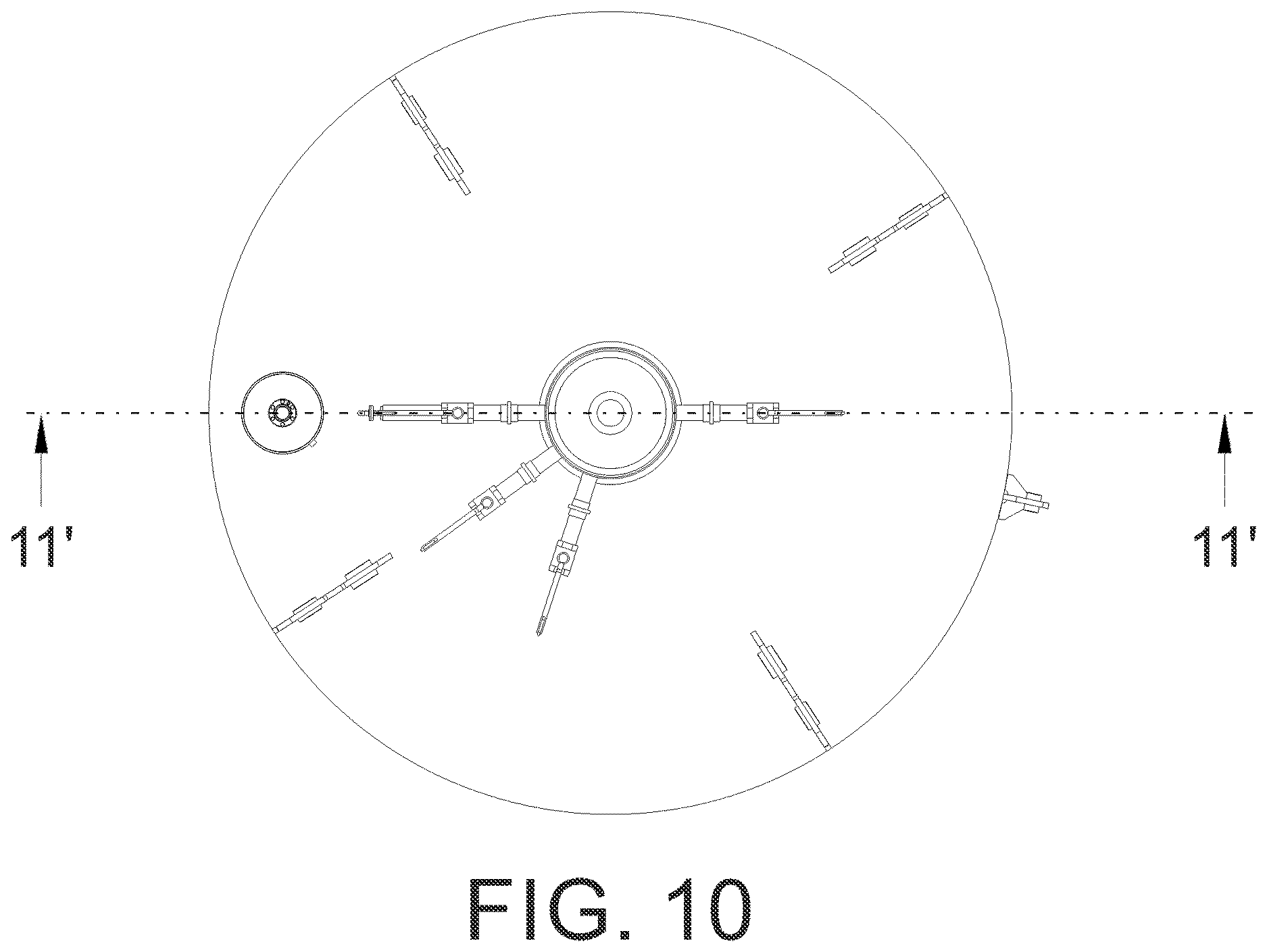 Patent US12618217 Figure 10 – Suction anchor or well support foundation for use in permeable water bottom formations