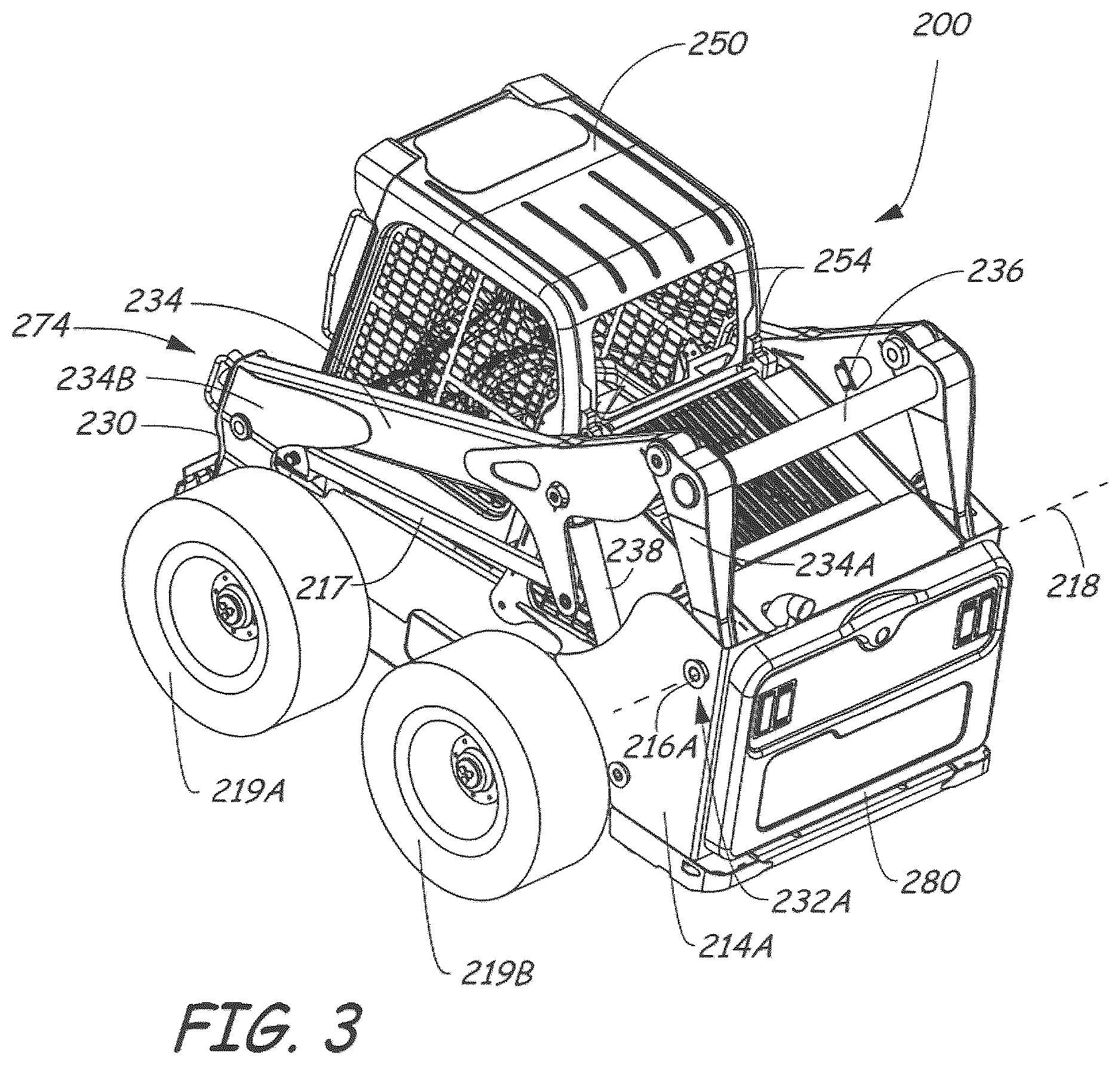 Patent US12618219 Figure 3 – Automated coupling of an implement to an implement carrier of a power machine