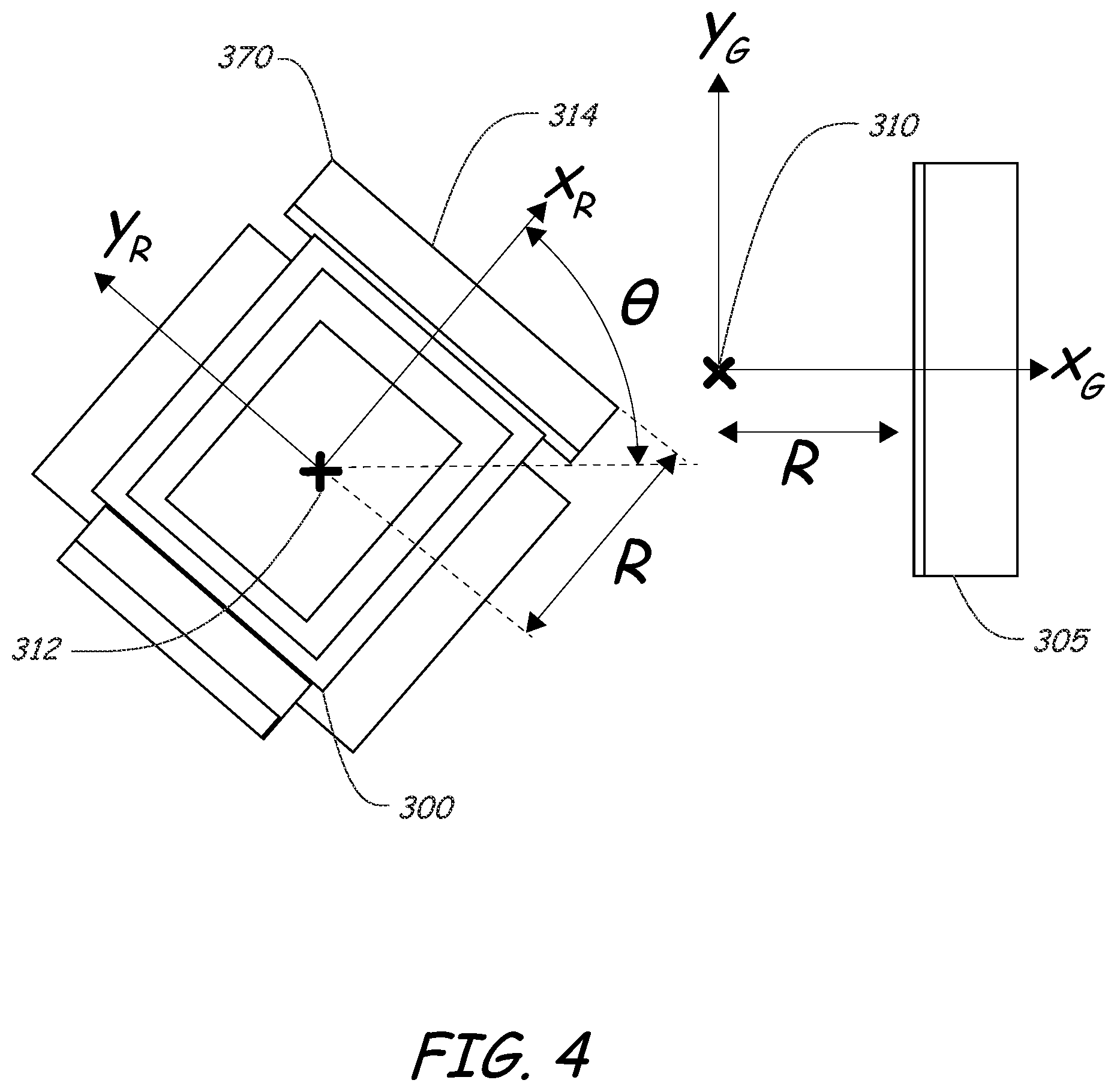 Patent US12618219 Figure 4 – Automated coupling of an implement to an implement carrier of a power machine