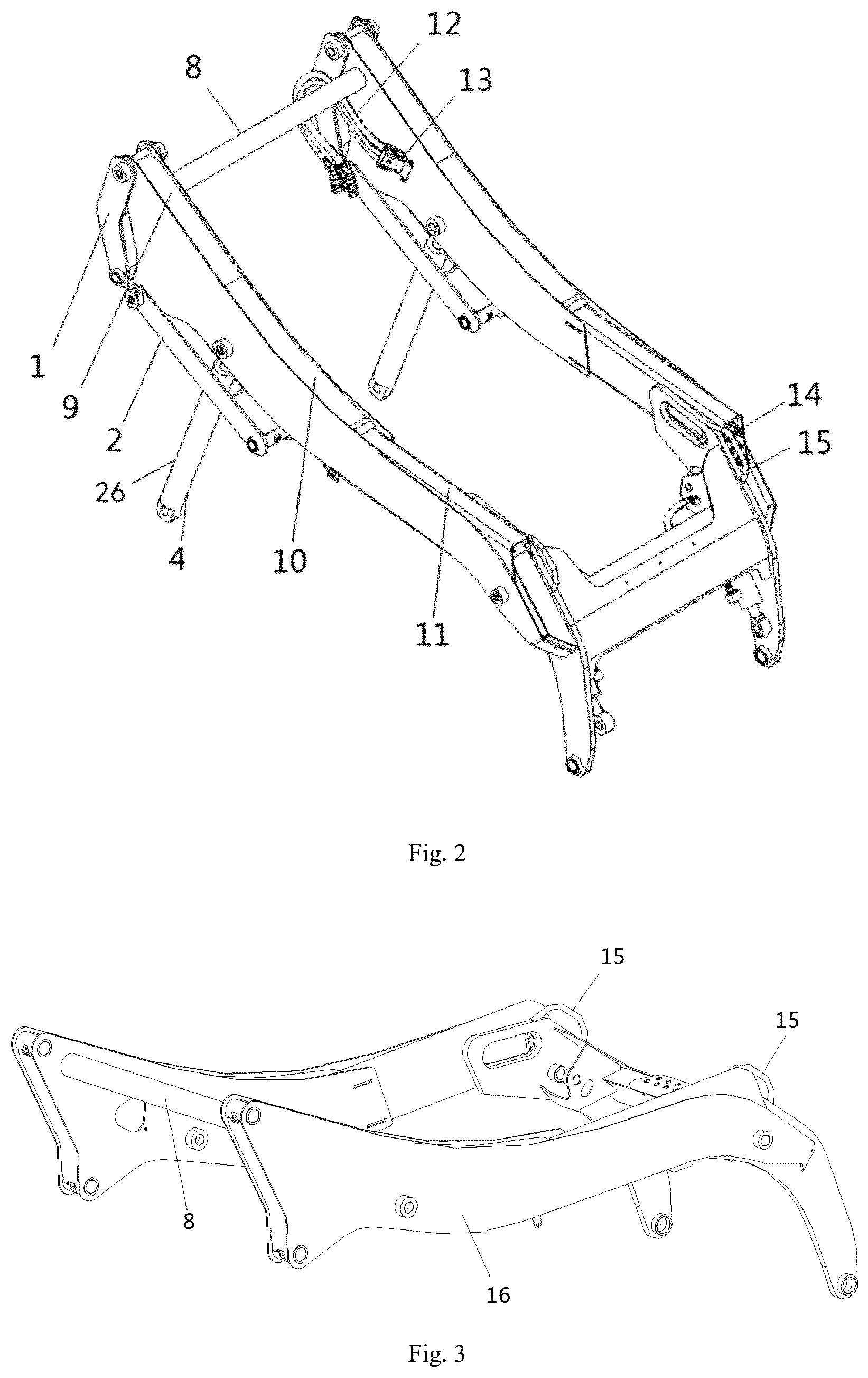 Patent US12618220 Figure 2 – Operation device of skid-steer loader, and skid-steer loader