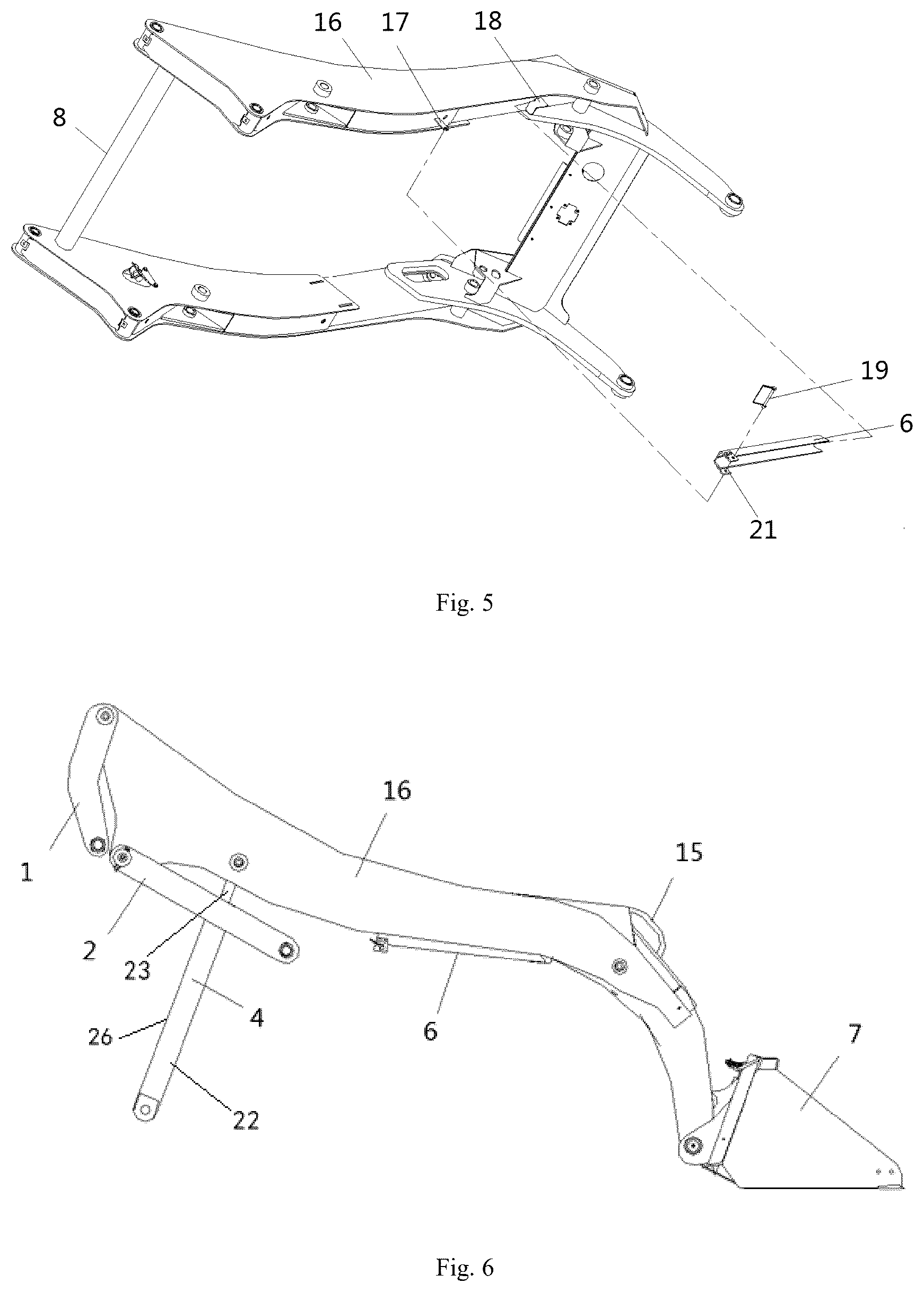 Patent US12618220 Figure 4 – Operation device of skid-steer loader, and skid-steer loader