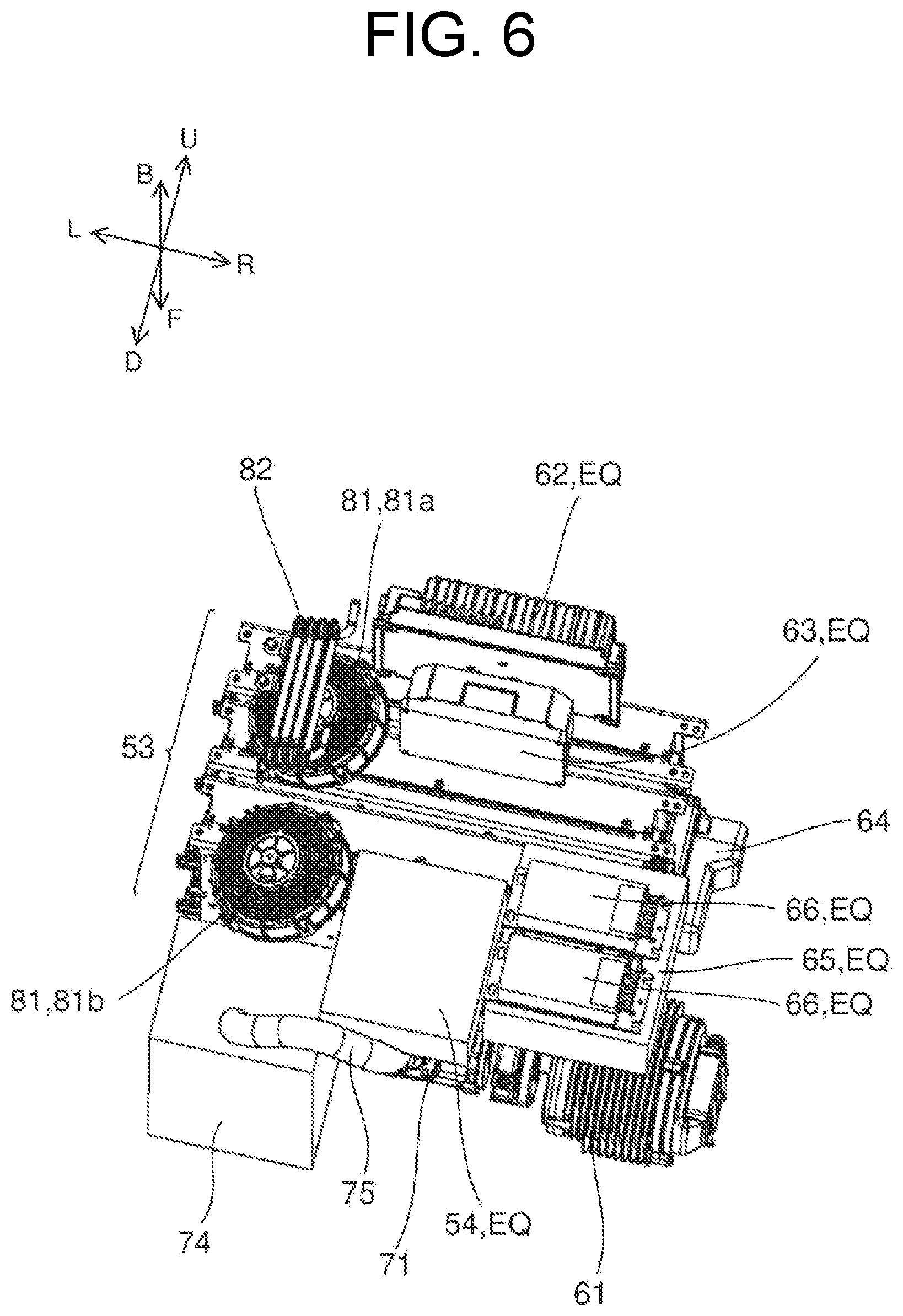 Patent US12618224 Figure 6 – Electric work machine