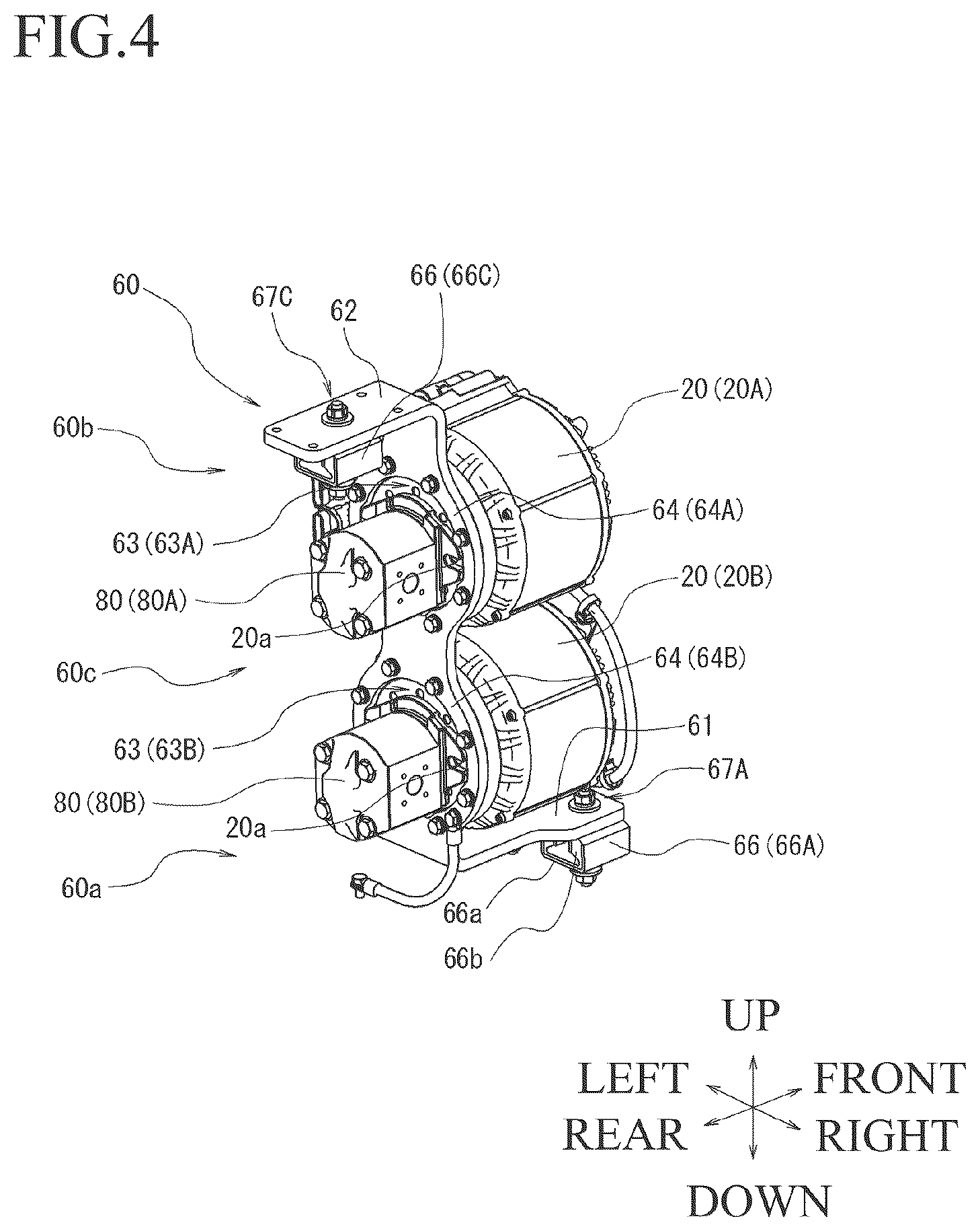 Patent US12618225 Figure 4 – Working vehicle