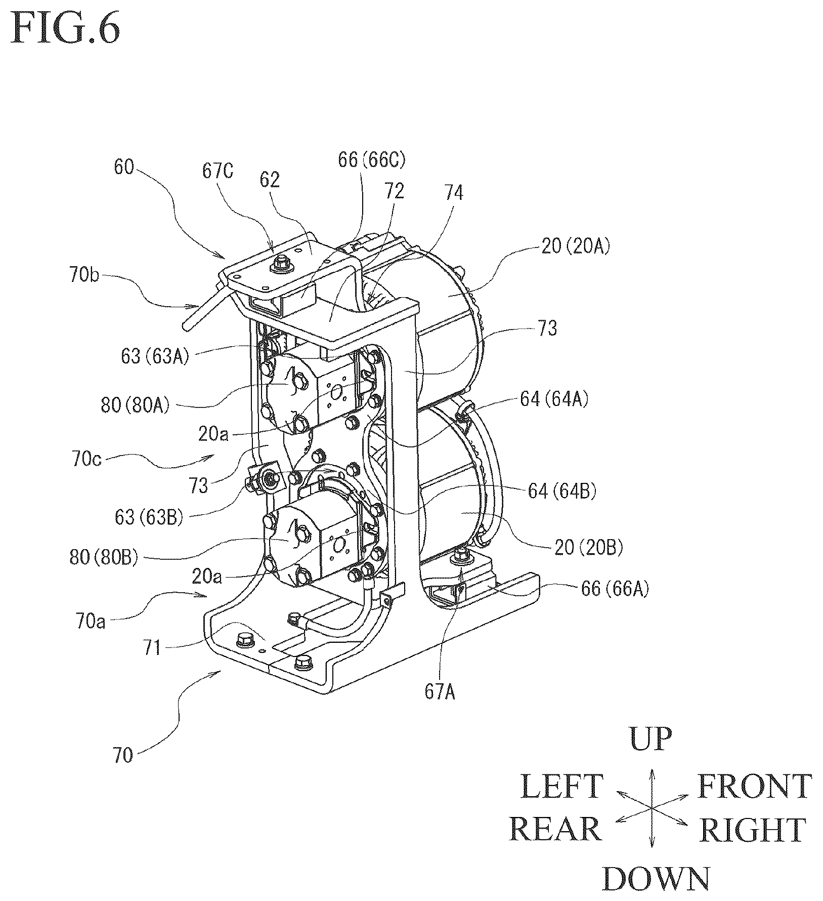 Patent US12618225 Figure 6 – Working vehicle
