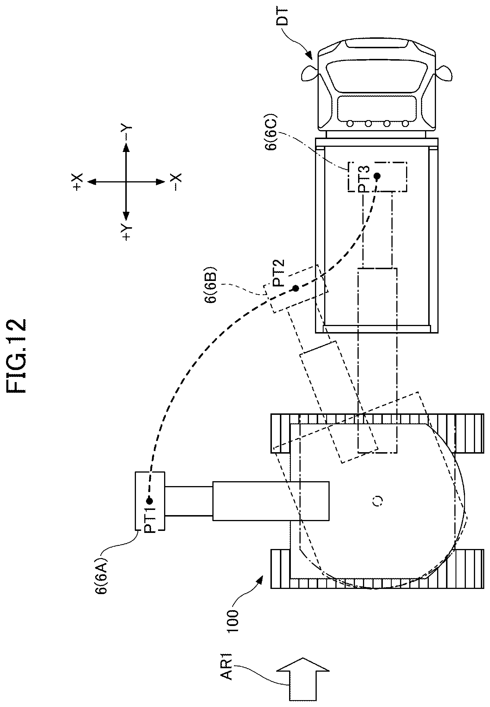 Patent US12618226 Figure 15 – Display device for shovel, shovel, and assist device for shovel