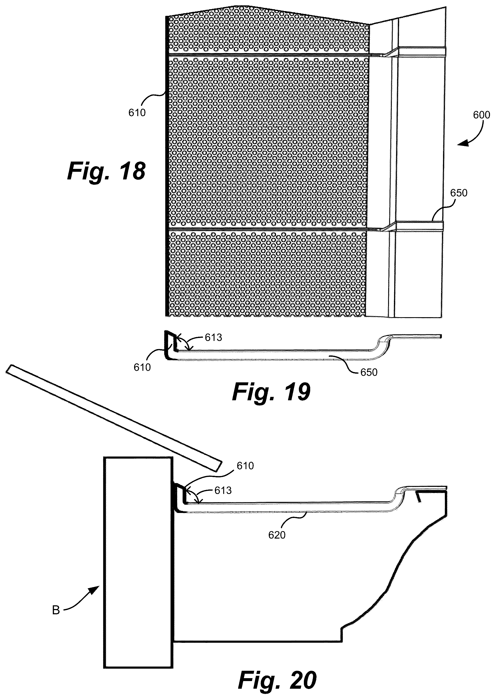 Patent US12618241 Figure 8 – Single piece gutter guard with truss