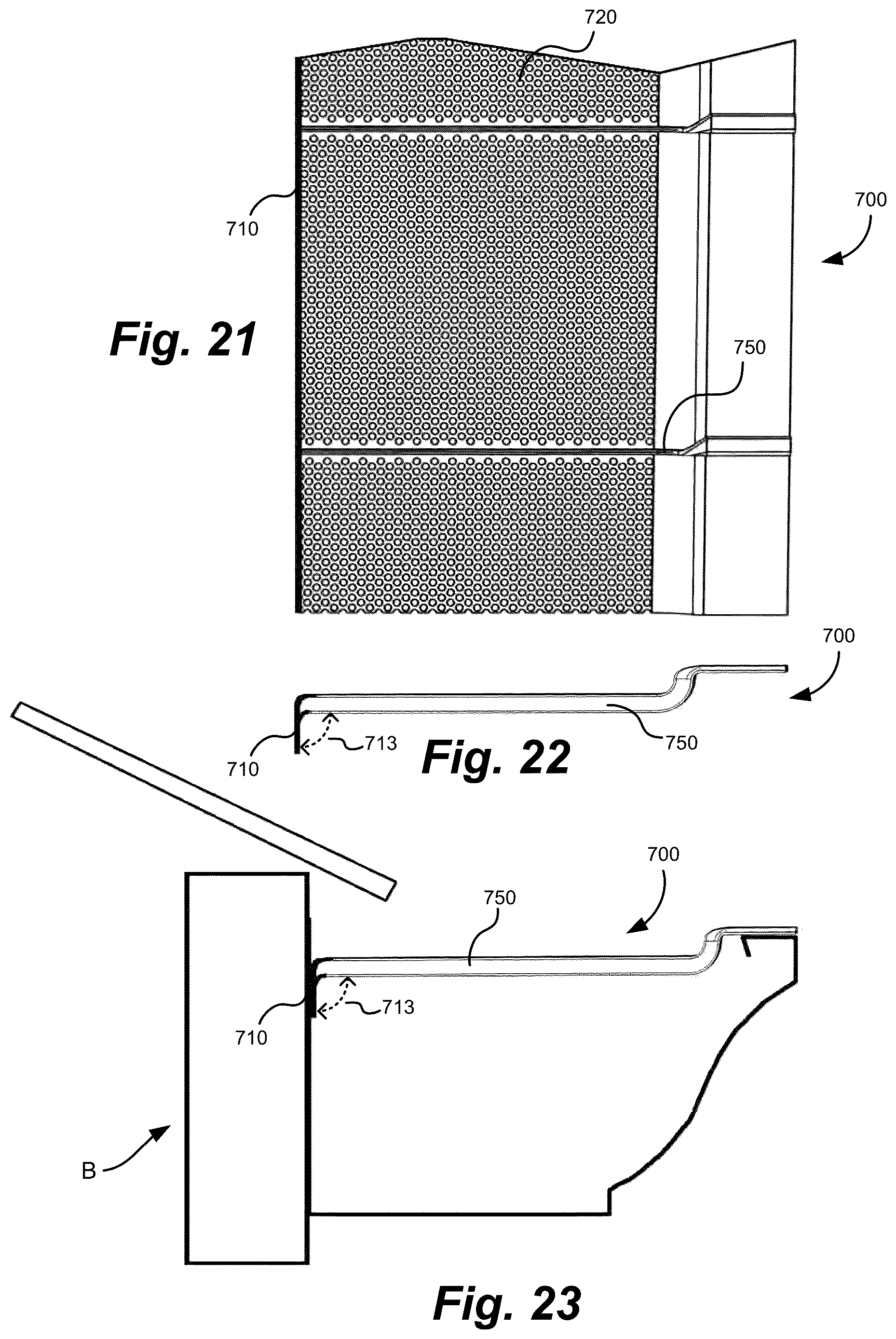 Patent US12618241 Figure 9 – Single piece gutter guard with truss