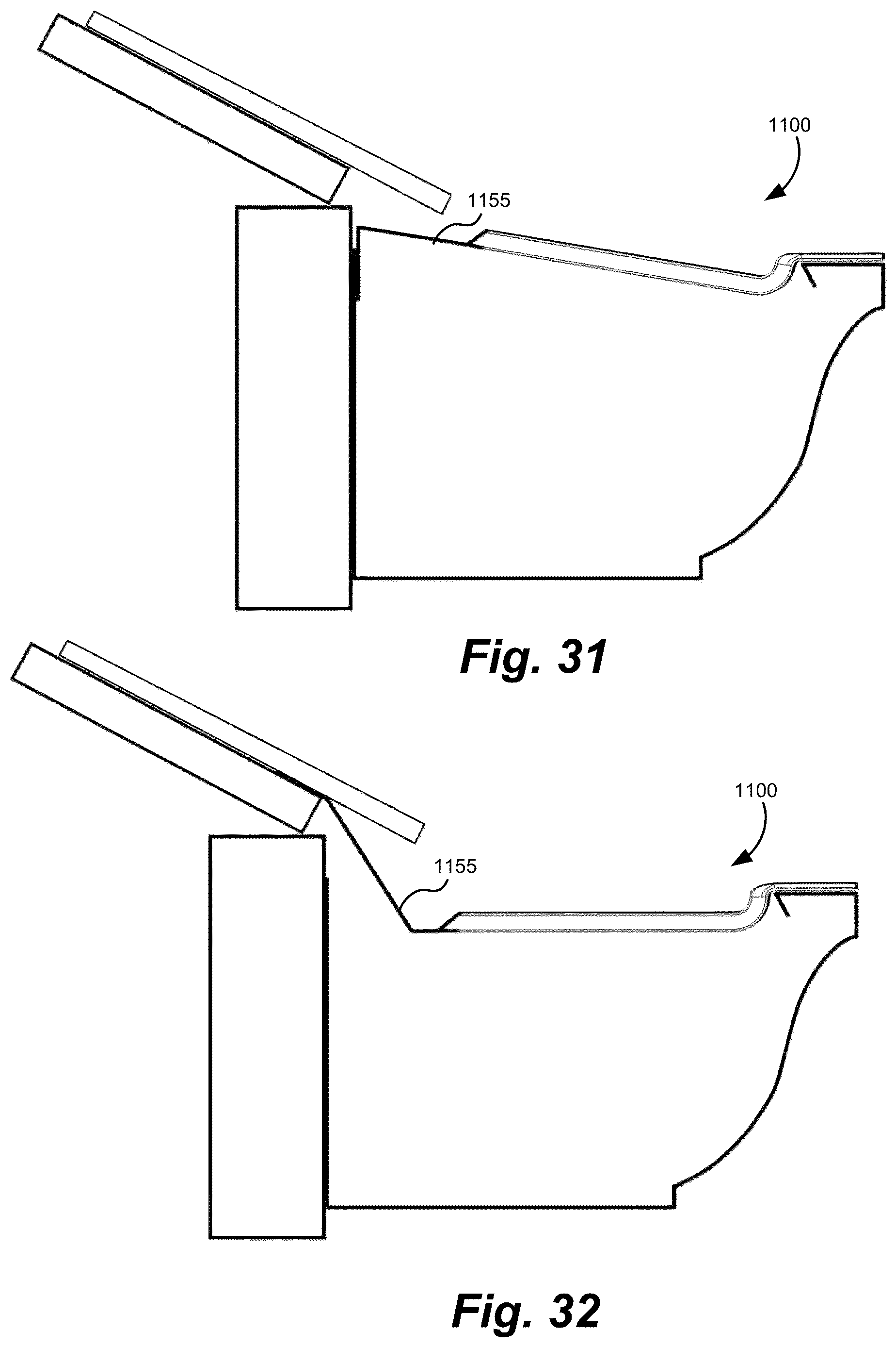 Patent US12618241 Figure 12 – Single piece gutter guard with truss