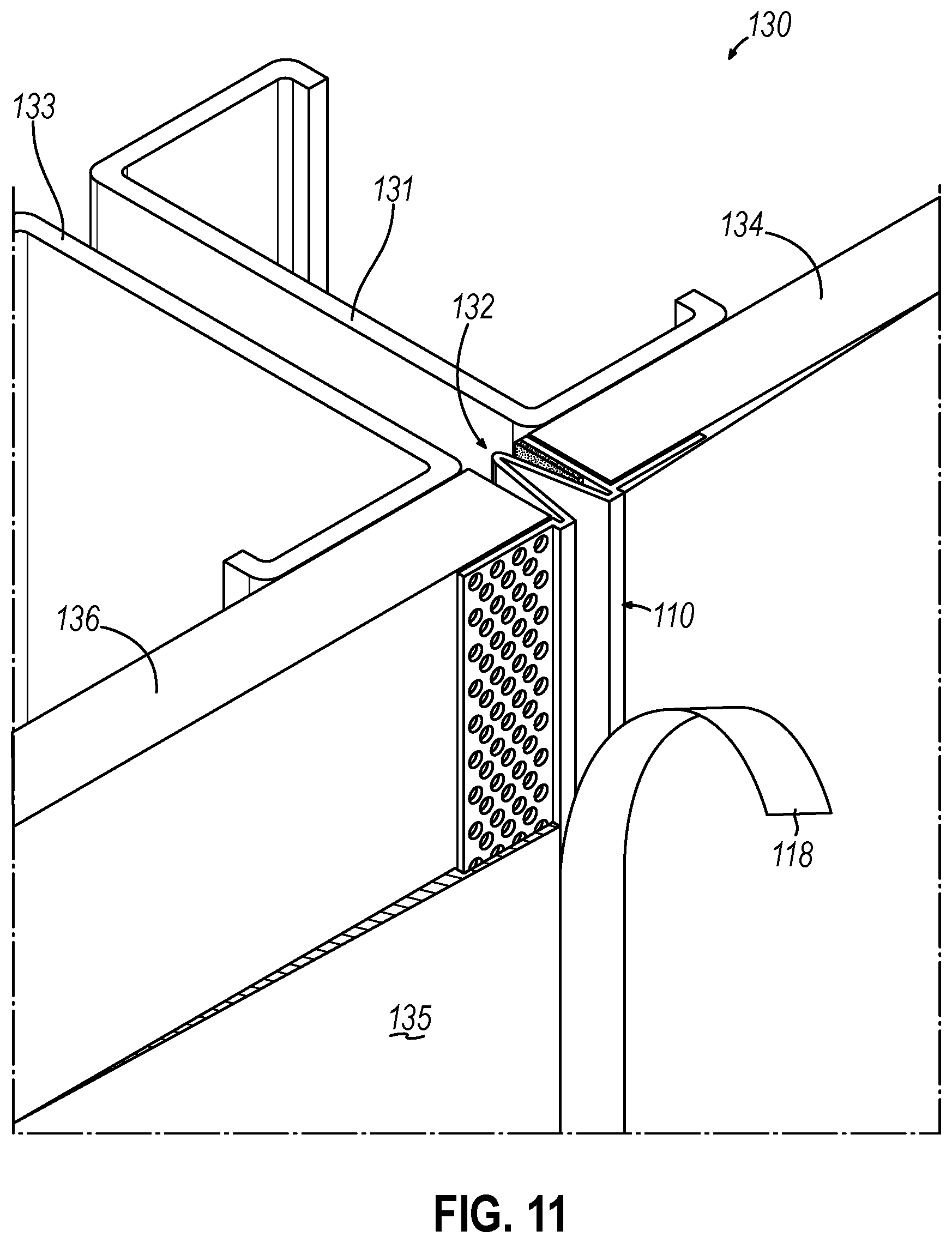 Patent US12618242 Figure 9 – Control joint