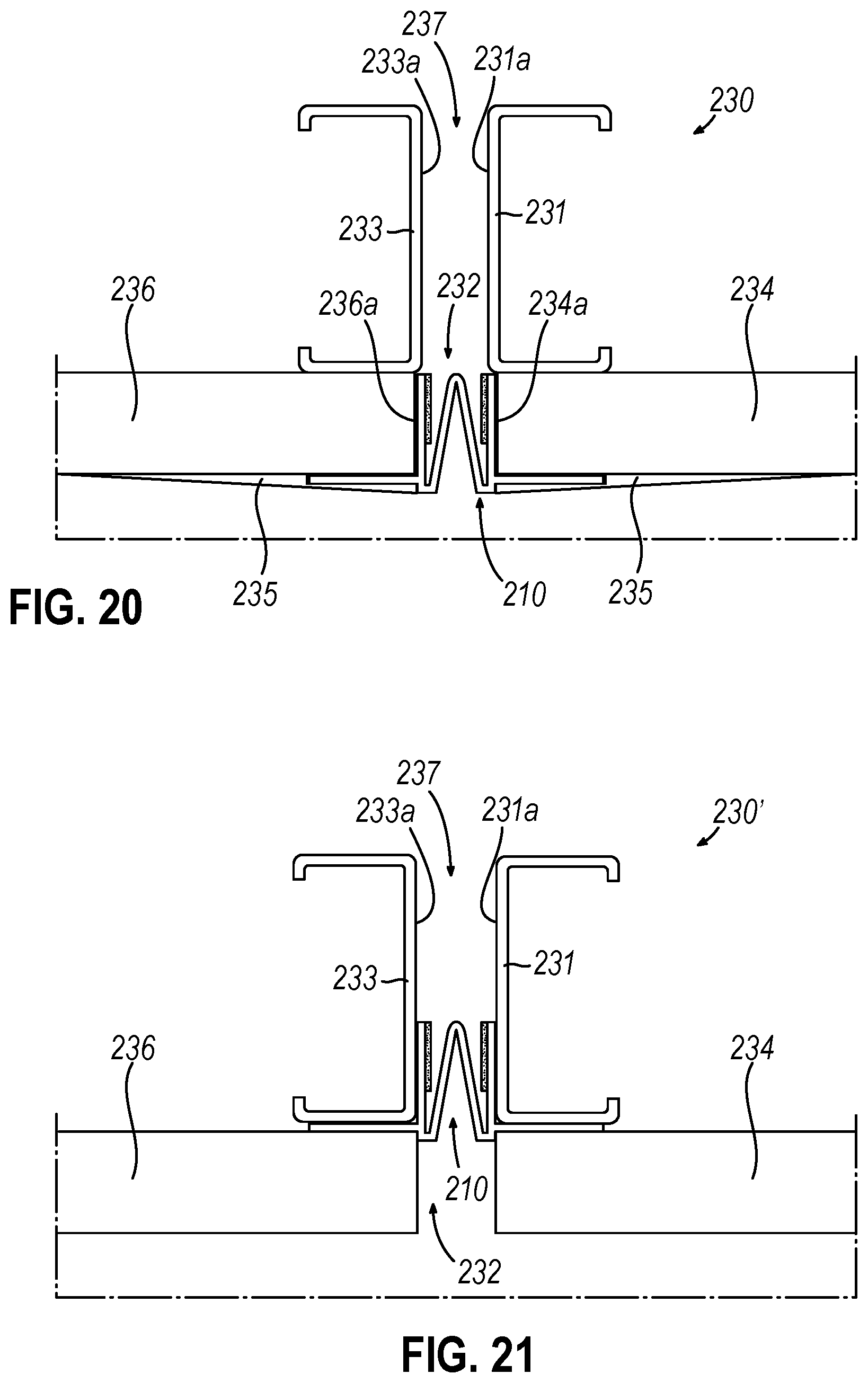 Patent US12618242 Figure 16 – Control joint