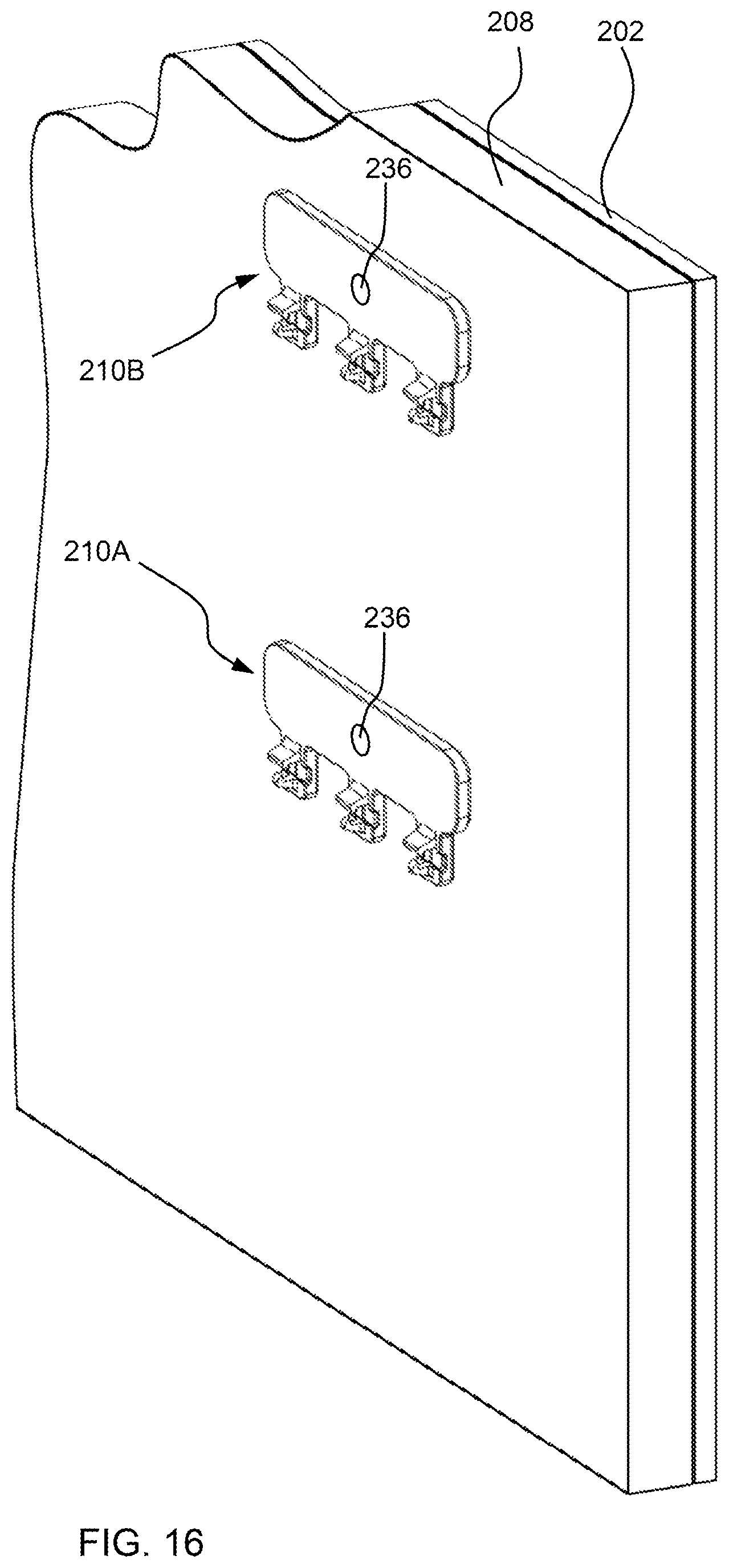 Patent US12618243 Figure 14 – Siding attachment accessory and siding system