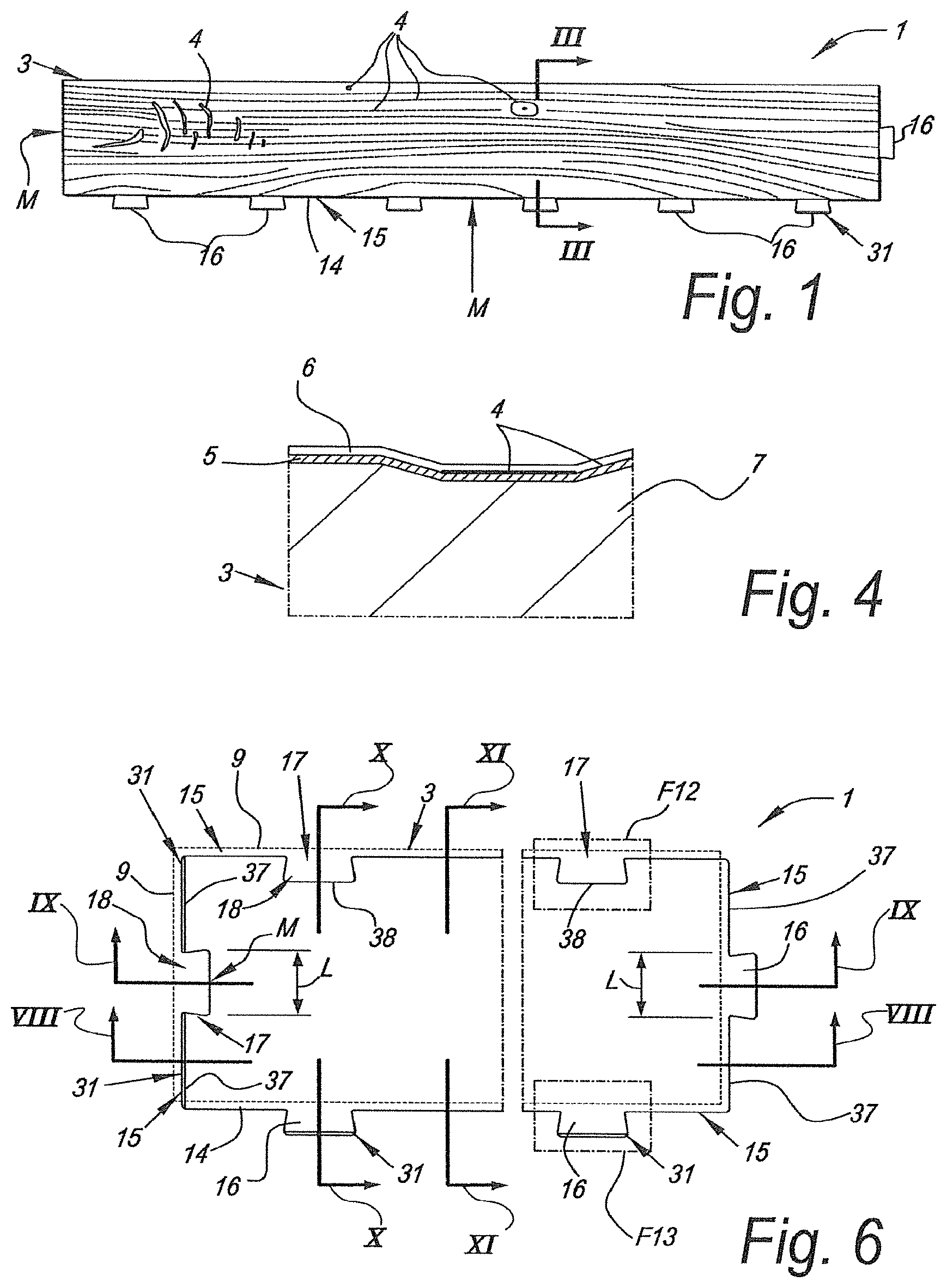 Patent US12618244 Figure 1 – Floor element for forming a floor covering and a floor covering