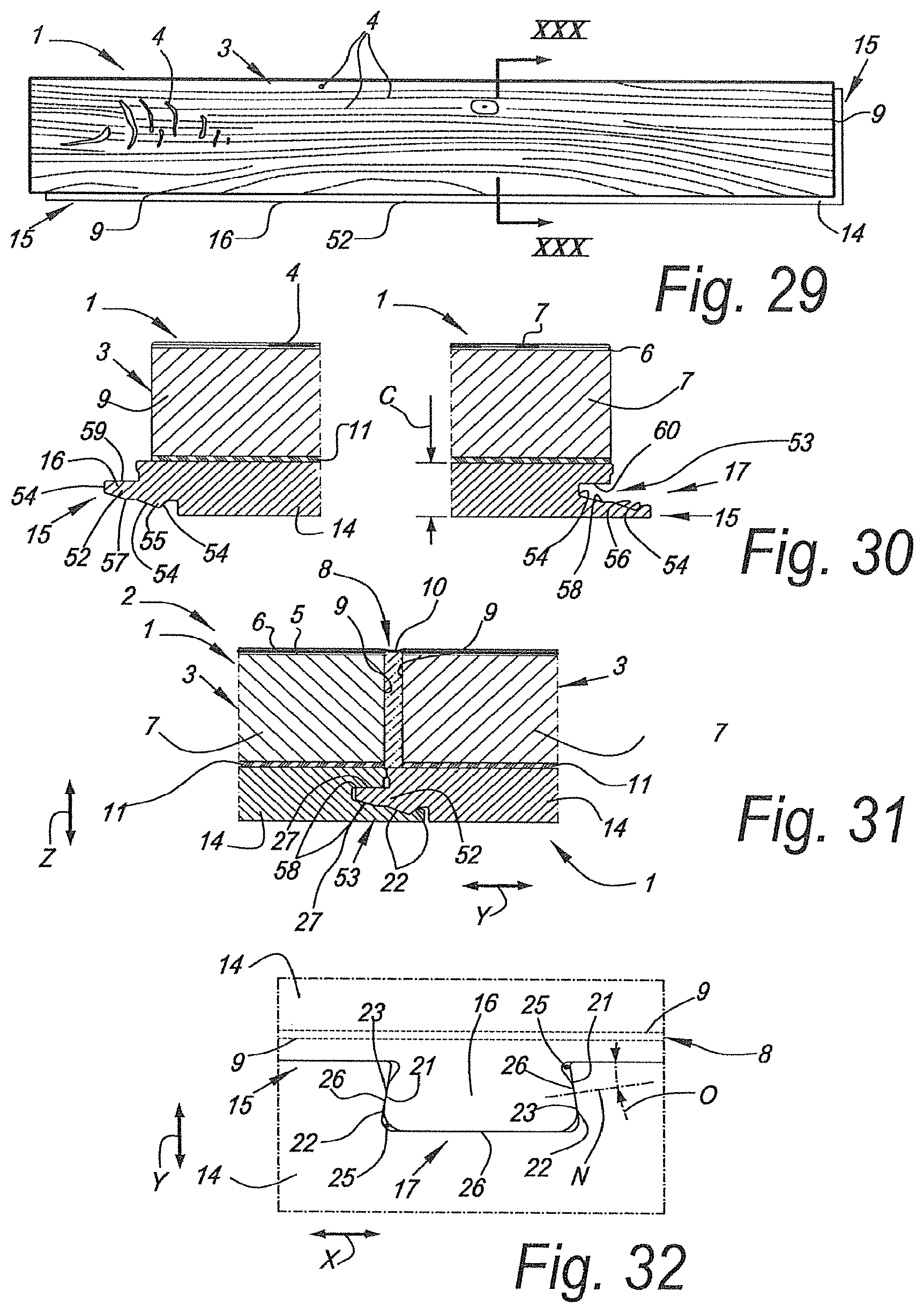 Patent US12618244 Figure 8 – Floor element for forming a floor covering and a floor covering