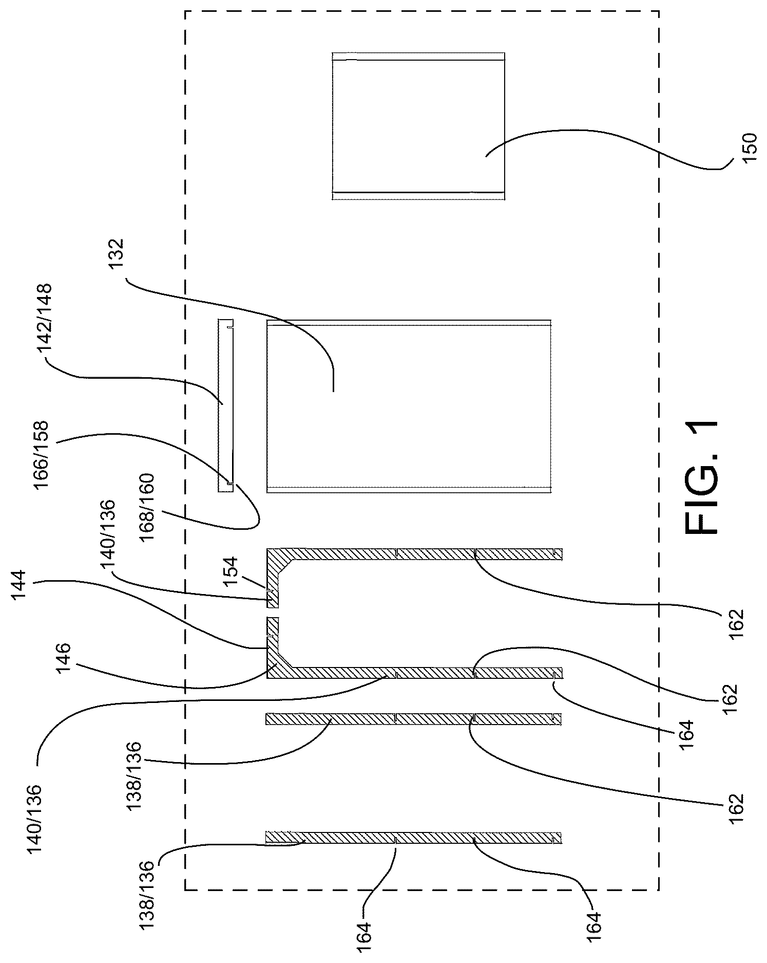 Patent US12618250 Figure 1 – Temporary protective wall partition barrier system for use during construction and demolition
