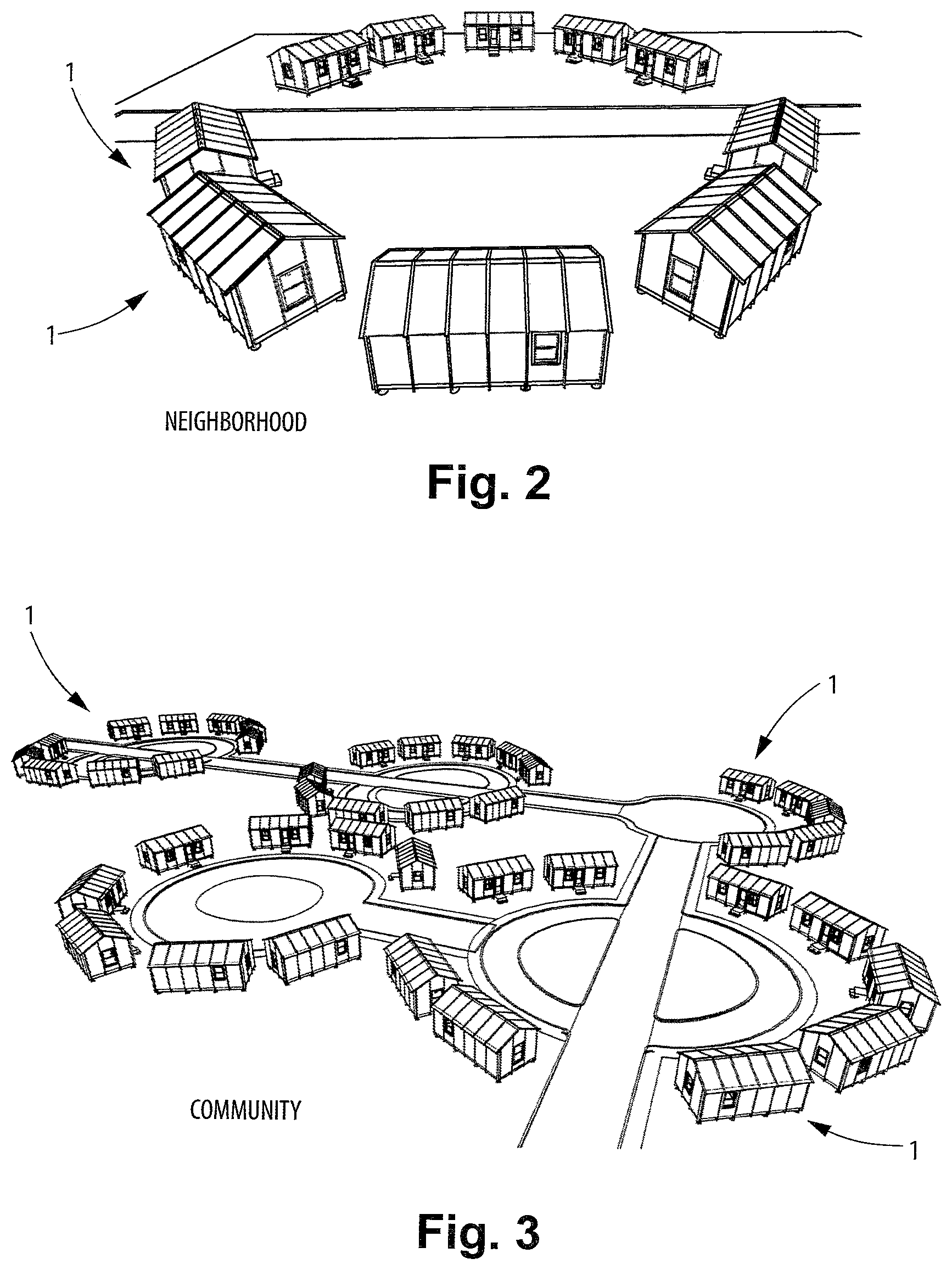 Patent US12618251 Figure 2 – Structurally sound quick assembly deployable and reusable housing shelters for disaster sites