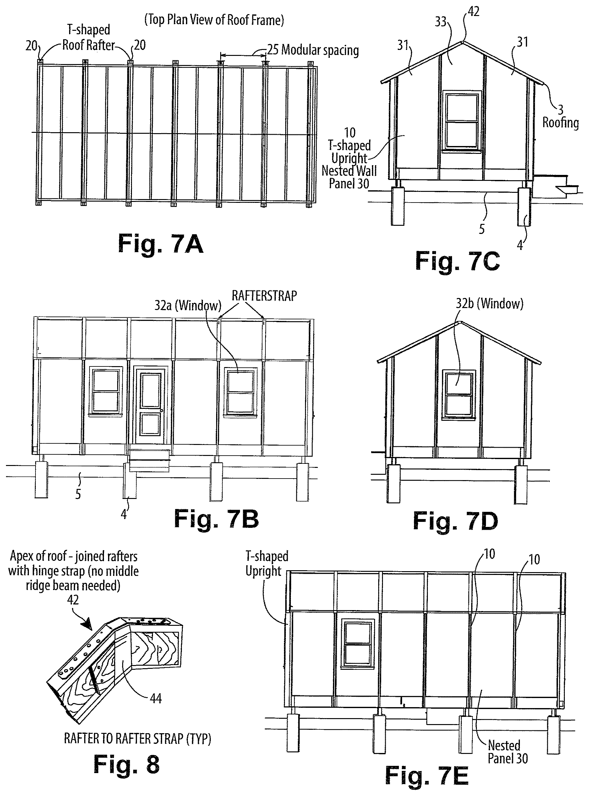 Patent US12618251 Figure 4 – Structurally sound quick assembly deployable and reusable housing shelters for disaster sites