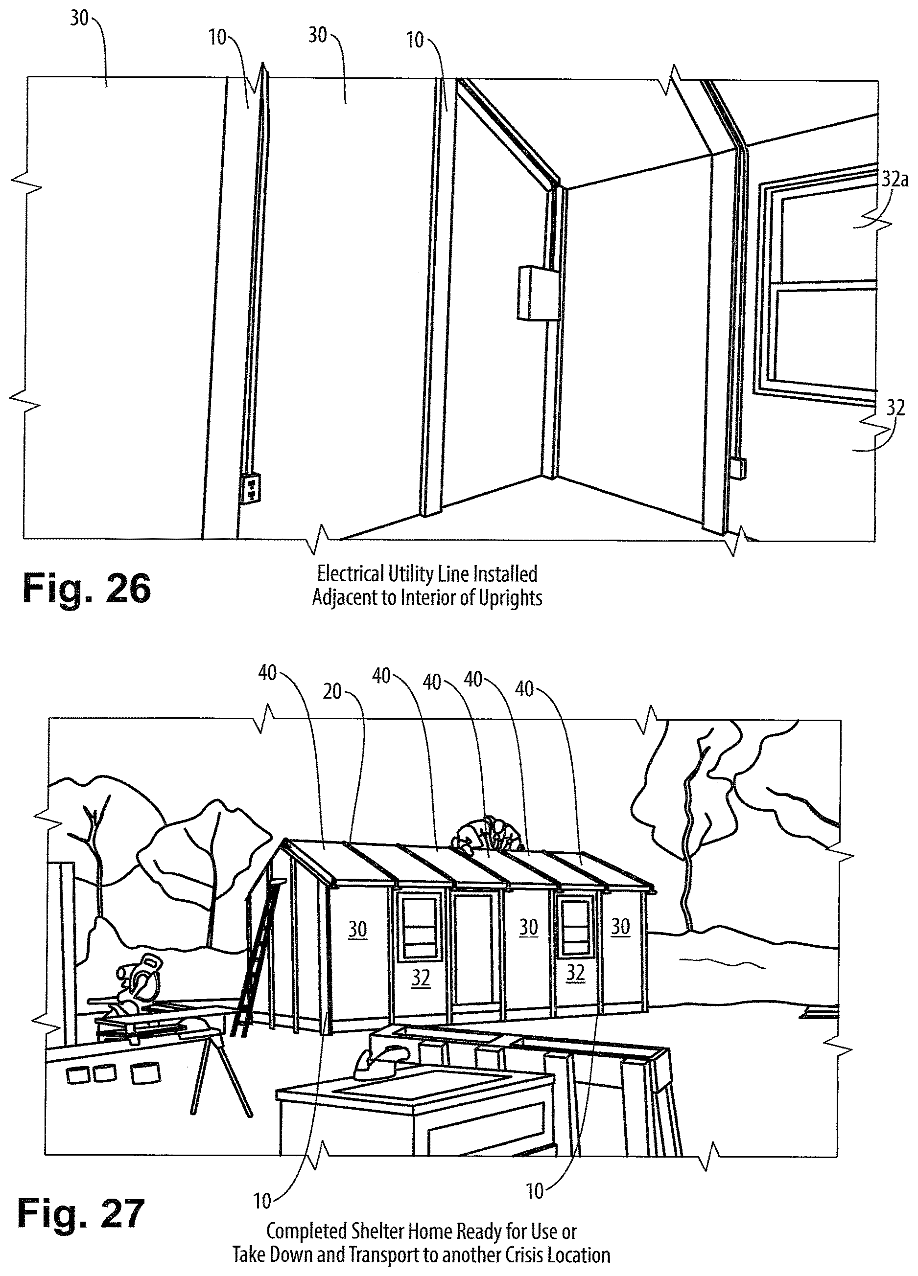 Patent US12618251 Figure 18 – Structurally sound quick assembly deployable and reusable housing shelters for disaster sites