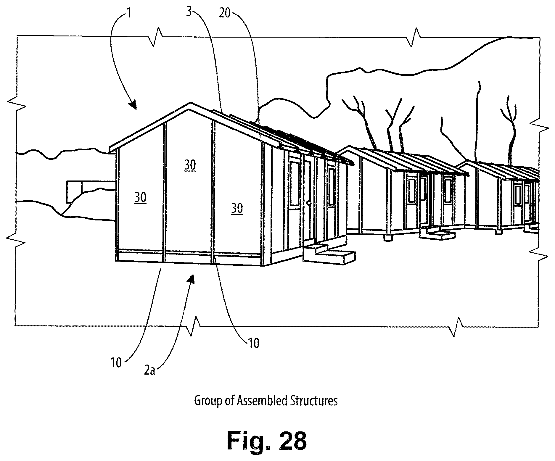 Patent US12618251 Figure 19 – Structurally sound quick assembly deployable and reusable housing shelters for disaster sites