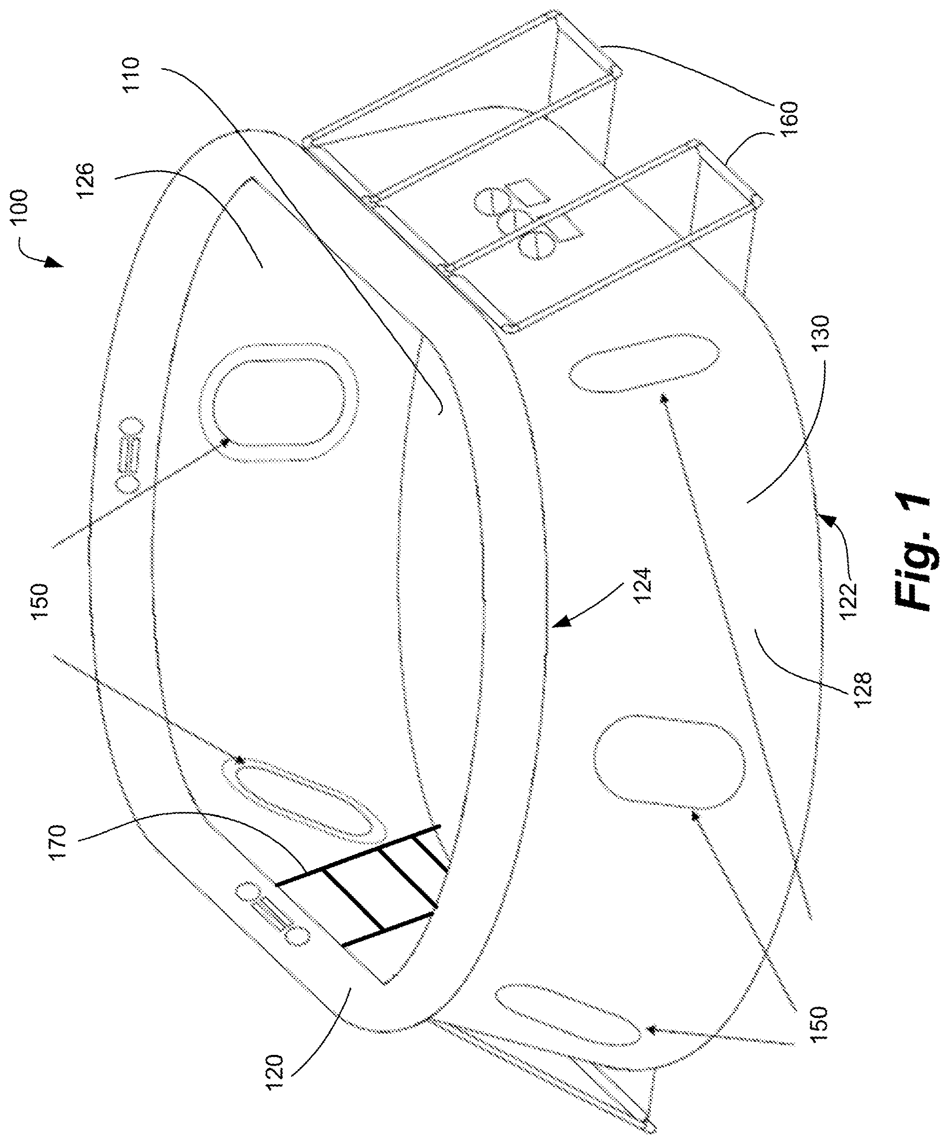 Patent US12618252 Figure 1 – Frame joint for an above-ground pool