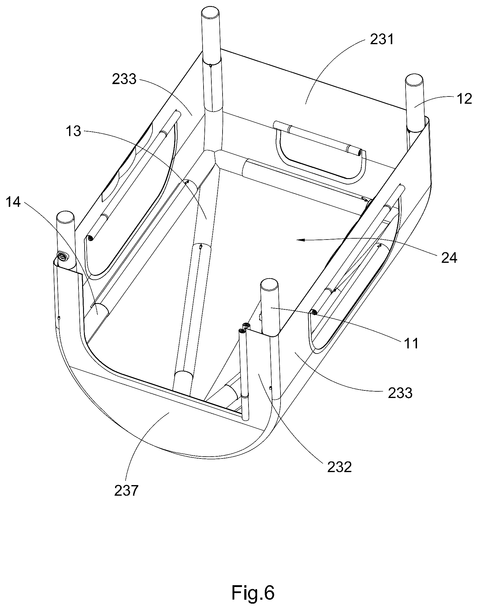 Patent US12618258 Figure 6 – Easy setup camping tent