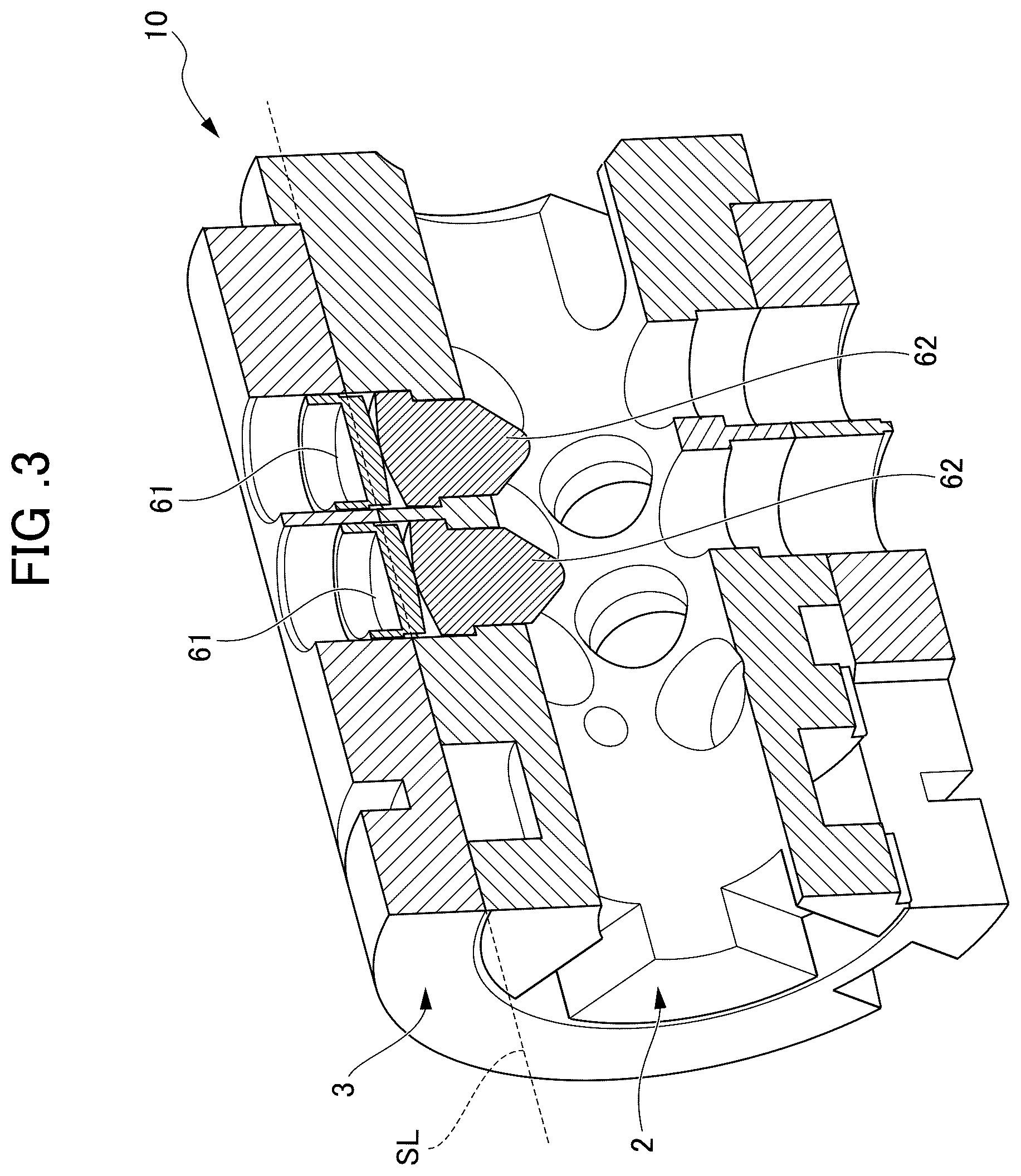 Patent US12618265 Figure 3 – Cylinder lock and door