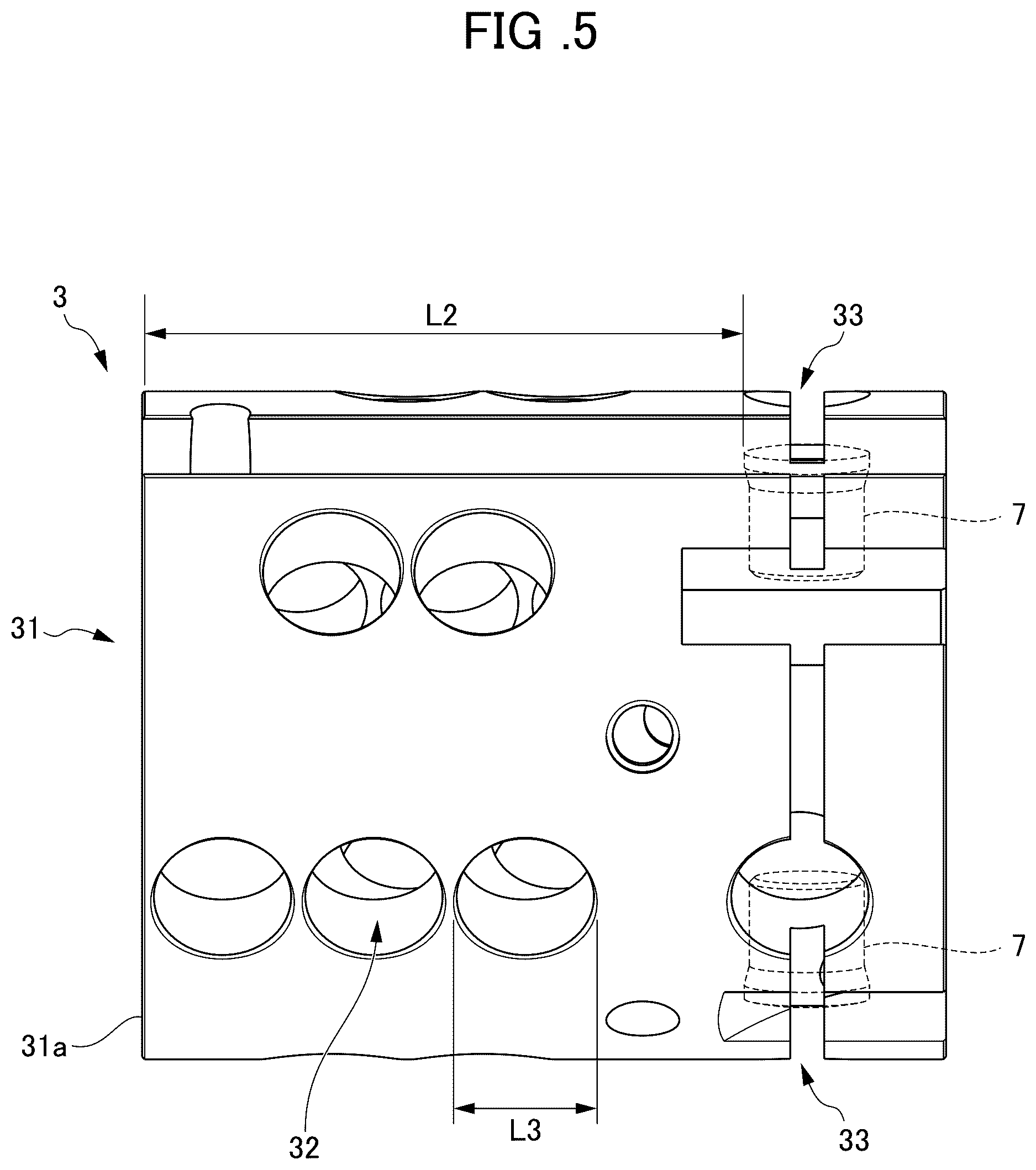 Patent US12618265 Figure 5 – Cylinder lock and door