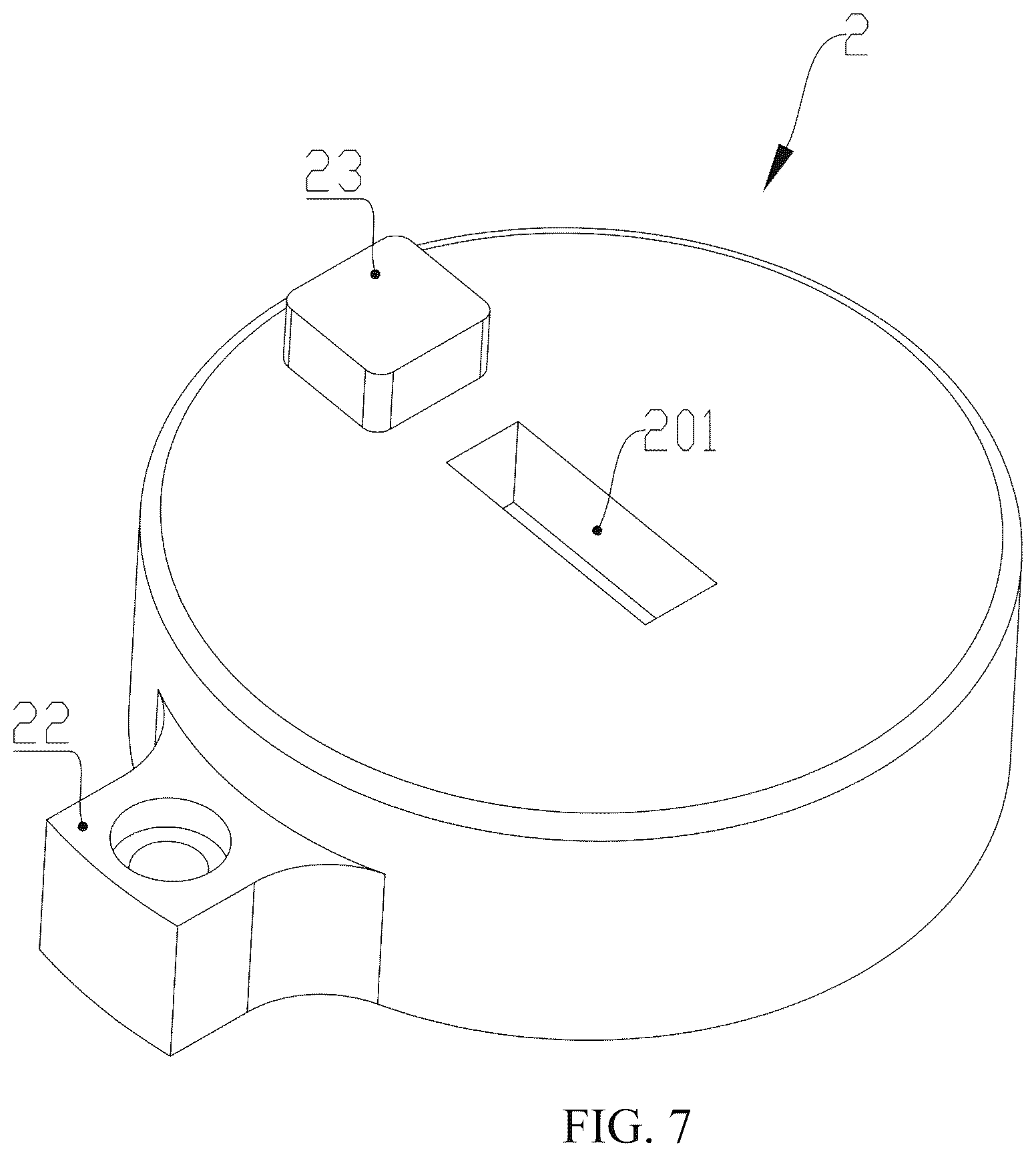 Patent US12618268 Figure 7 – Door lock with both manual and electric unlocking functions