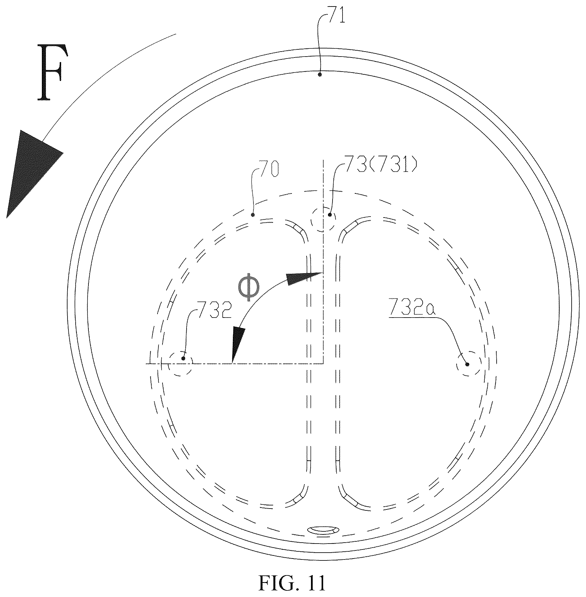 Patent US12618268 Figure 11 – Door lock with both manual and electric unlocking functions