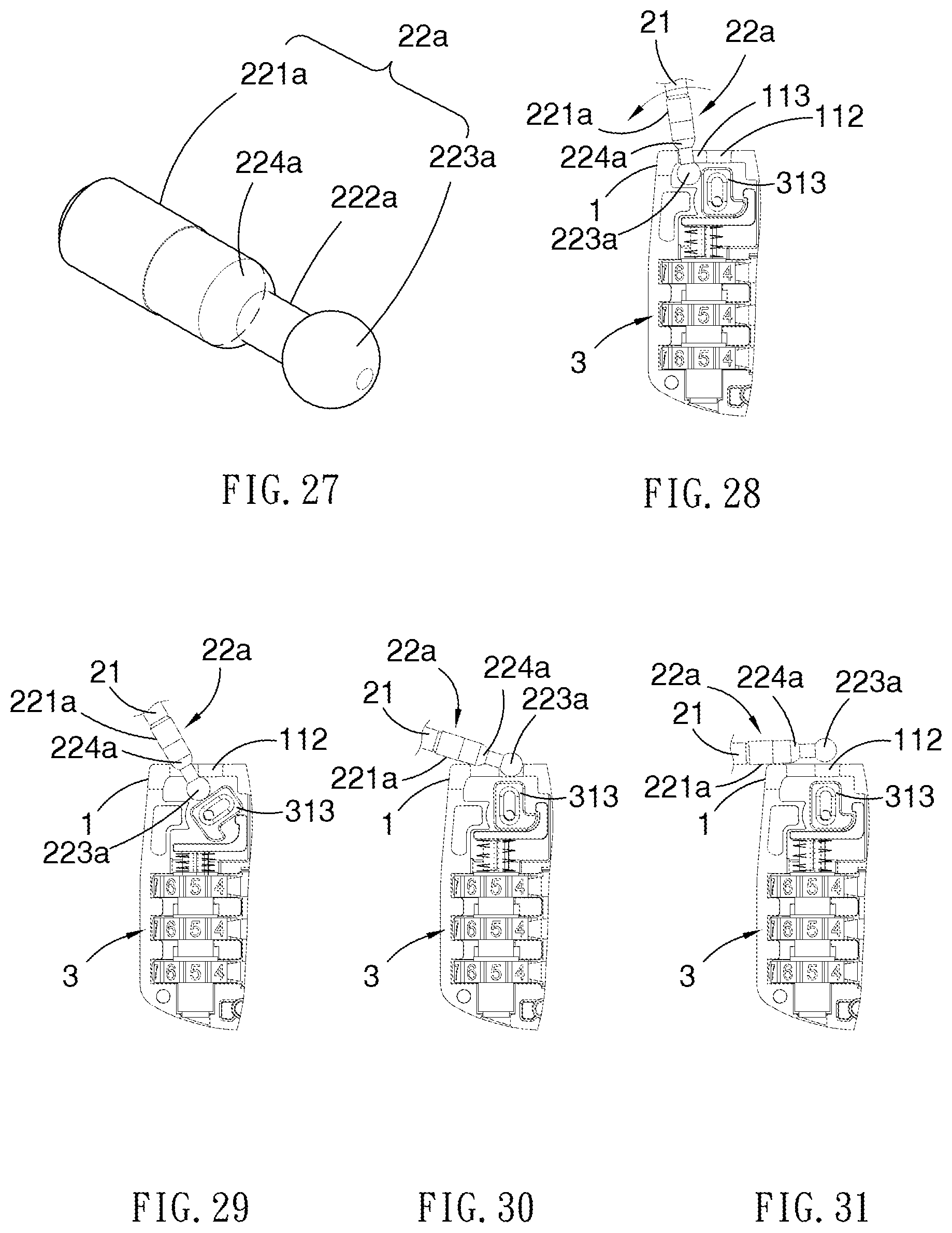 Patent US12618269 Figure 11 – Cable lock