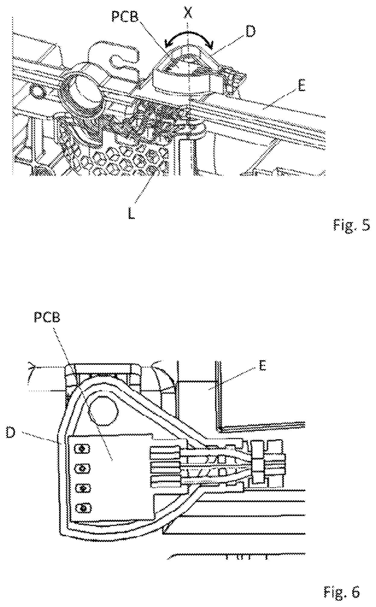 Patent US12618271 Figure 3 – Device for identifying a position of a vehicle handle