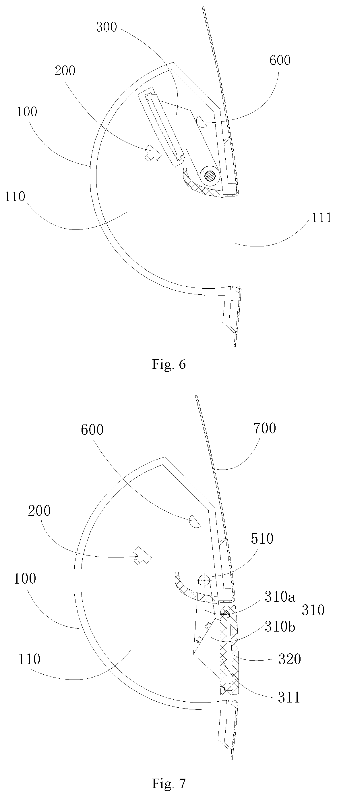 Patent US12618272 Figure 4 – Hidden door handle, vehicle door and vehicle