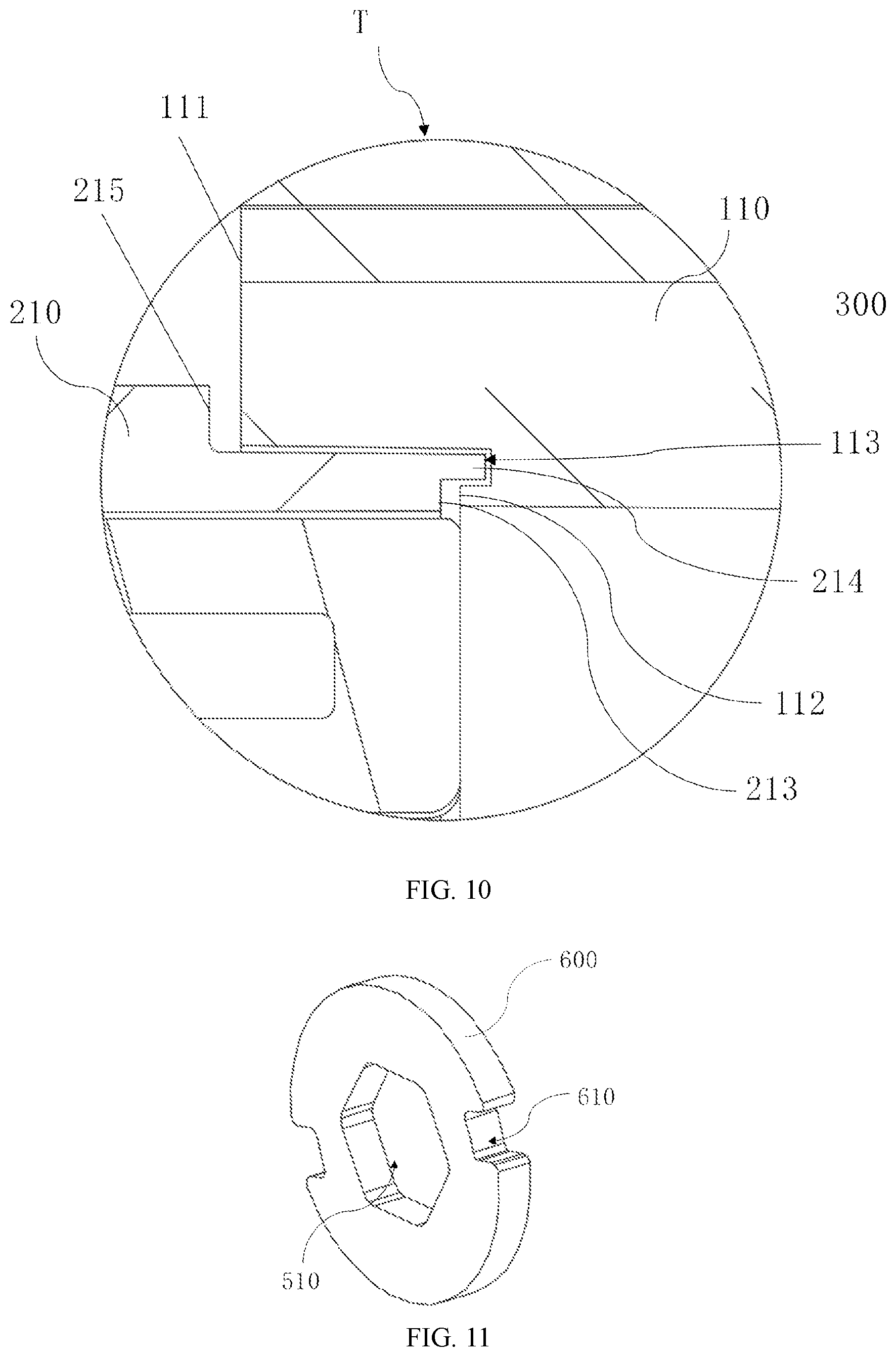 Patent US12618274 Figure 9 – Hinge assembly and opening and closing device