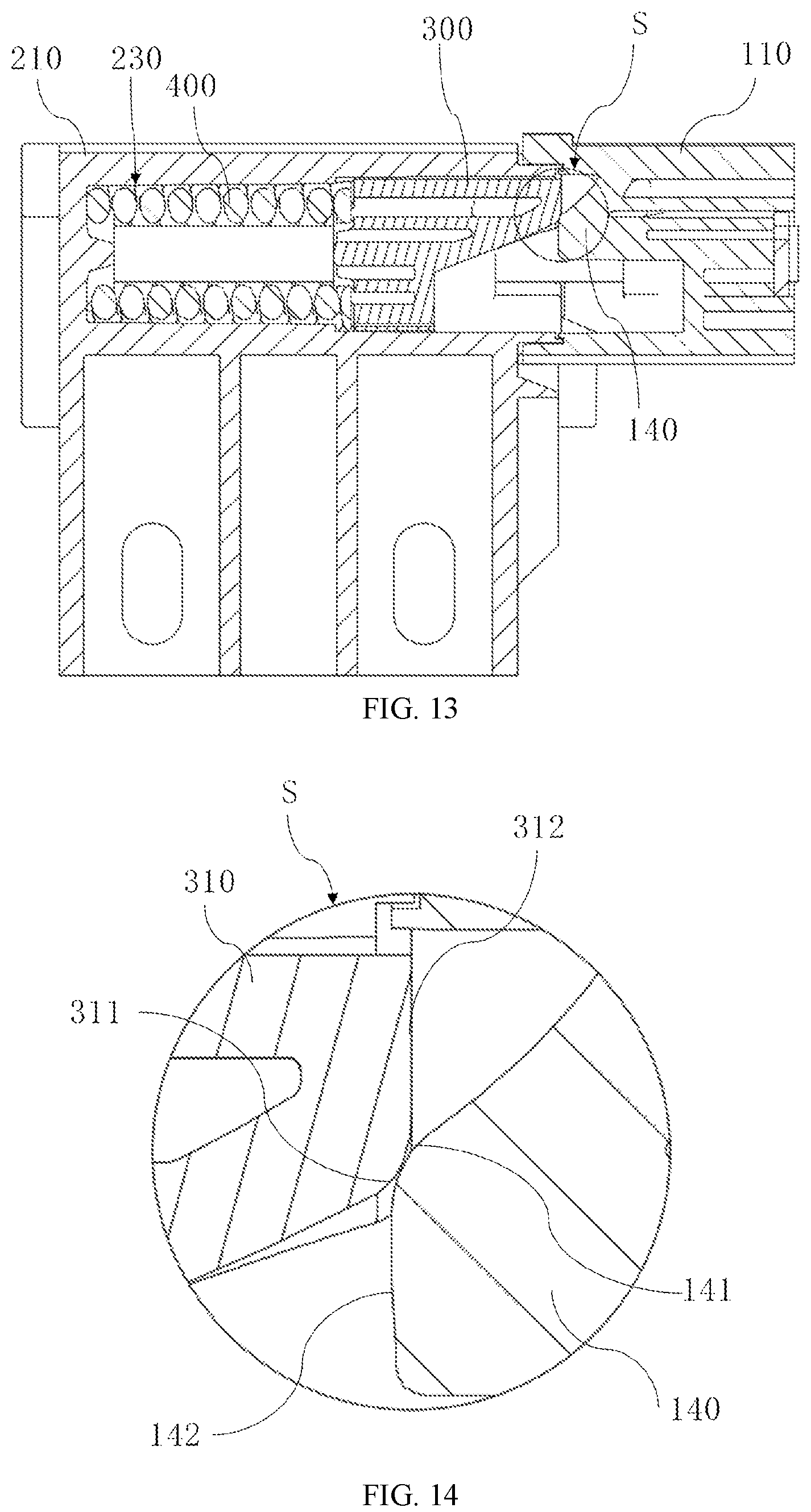 Patent US12618274 Figure 11 – Hinge assembly and opening and closing device