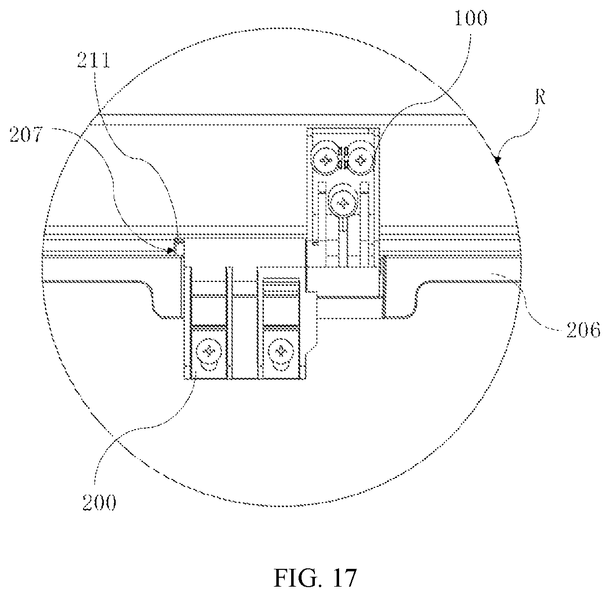 Patent US12618274 Figure 13 – Hinge assembly and opening and closing device
