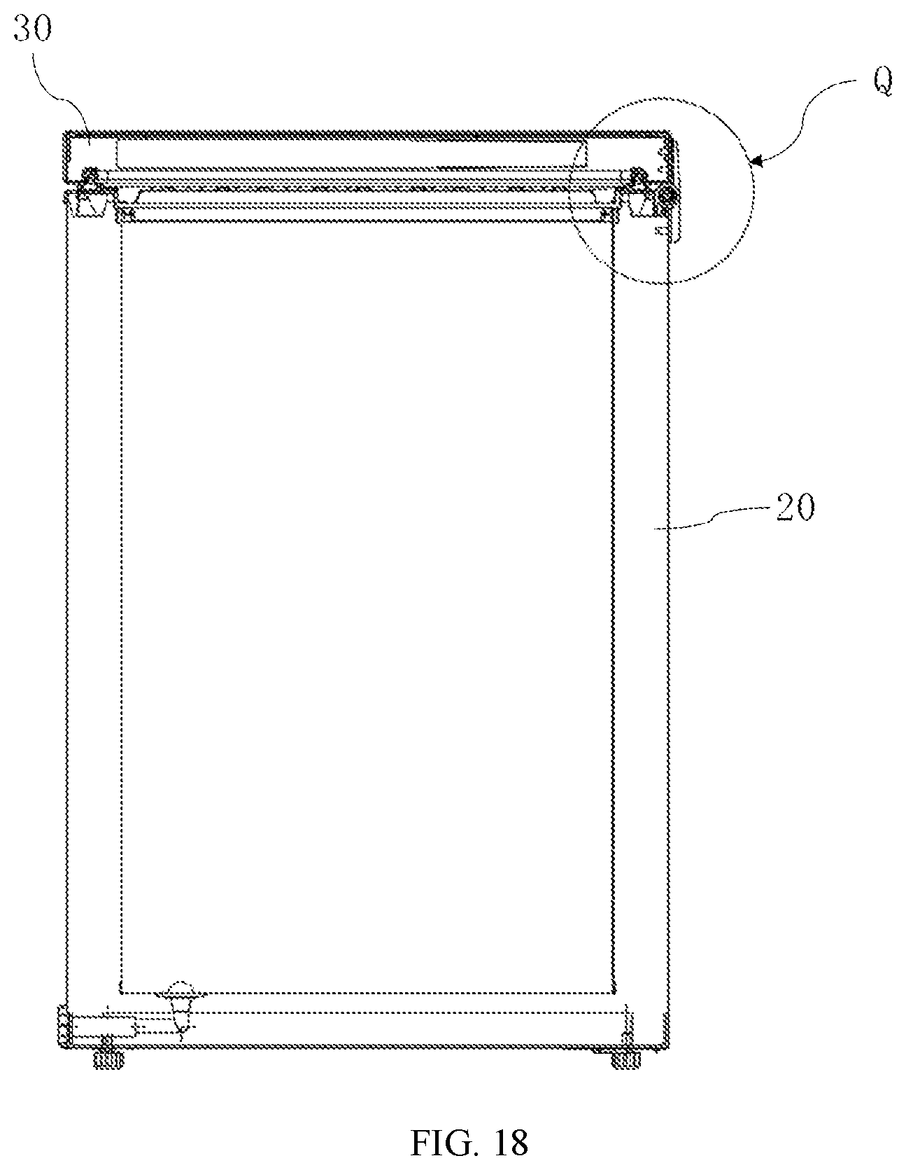 Patent US12618274 Figure 14 – Hinge assembly and opening and closing device