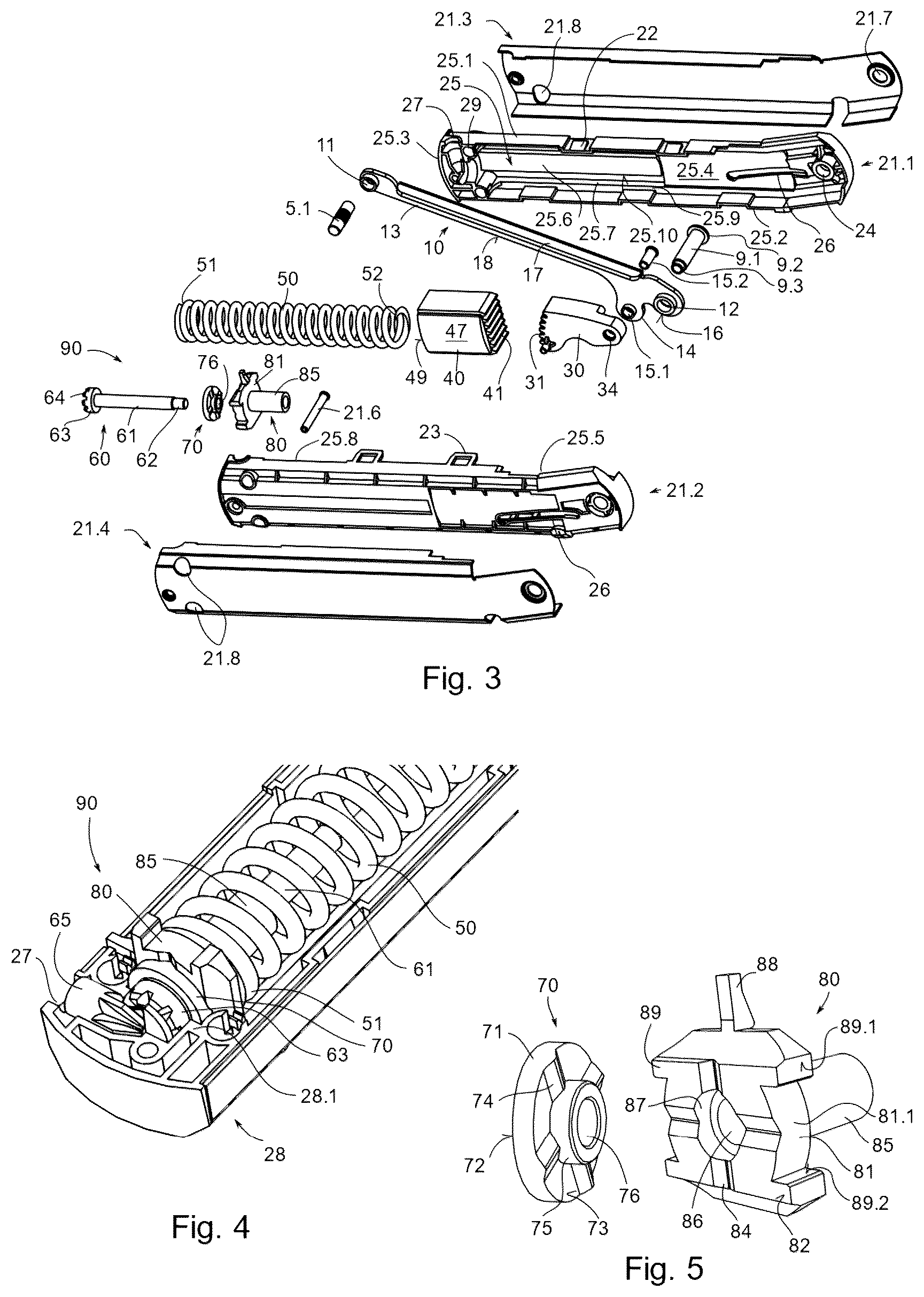 Patent US12618276 Figure 2 – Furniture fitting having an adjustment mechanism