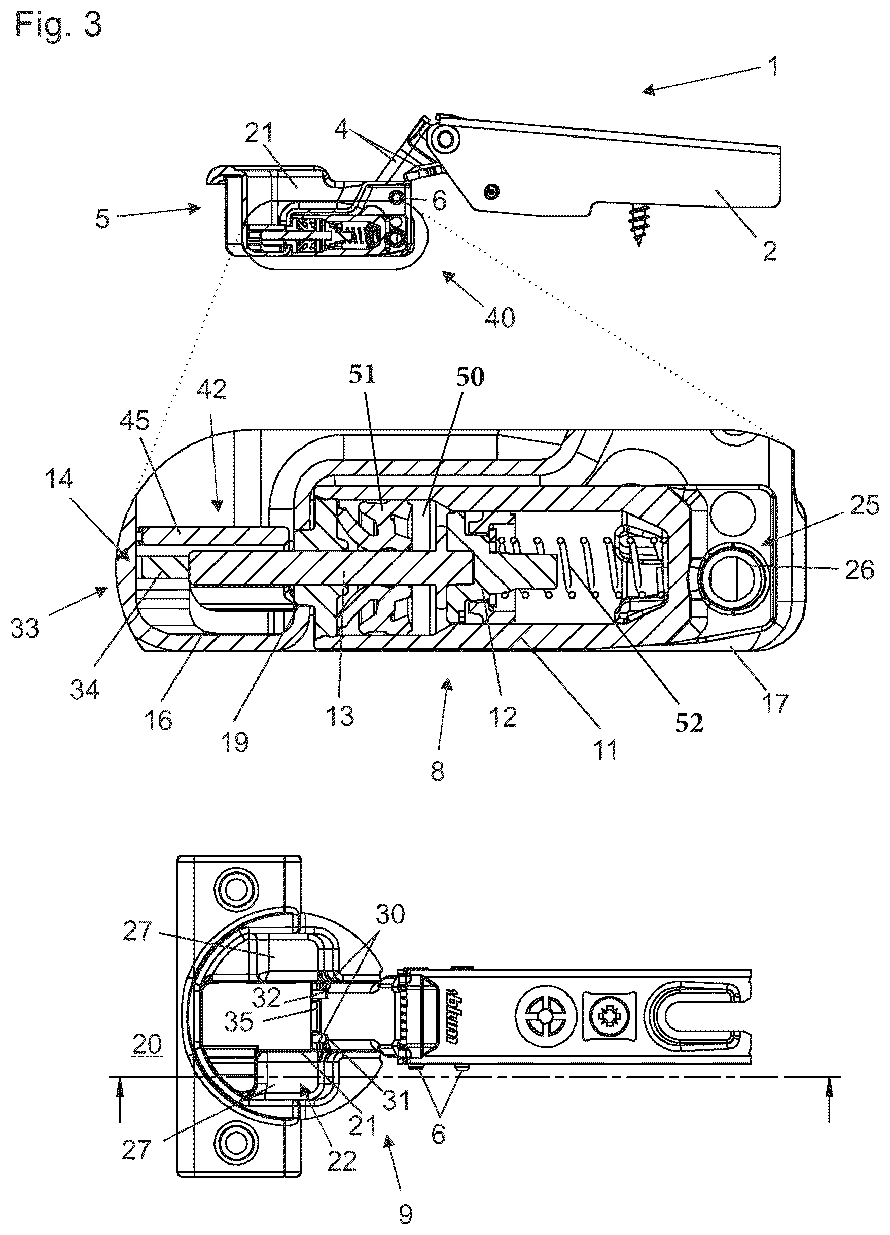 Patent US12618277 Figure 3 – Hinge