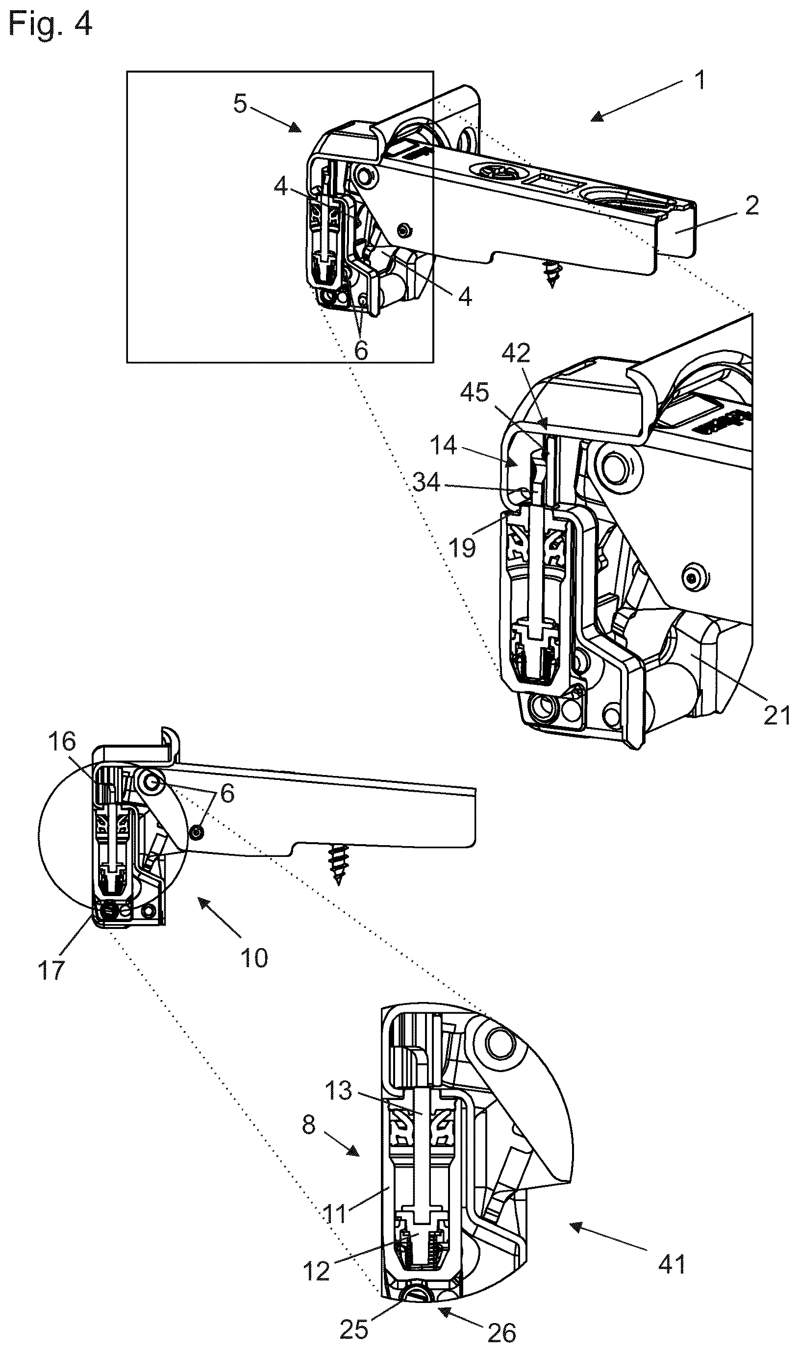 Patent US12618277 Figure 4 – Hinge