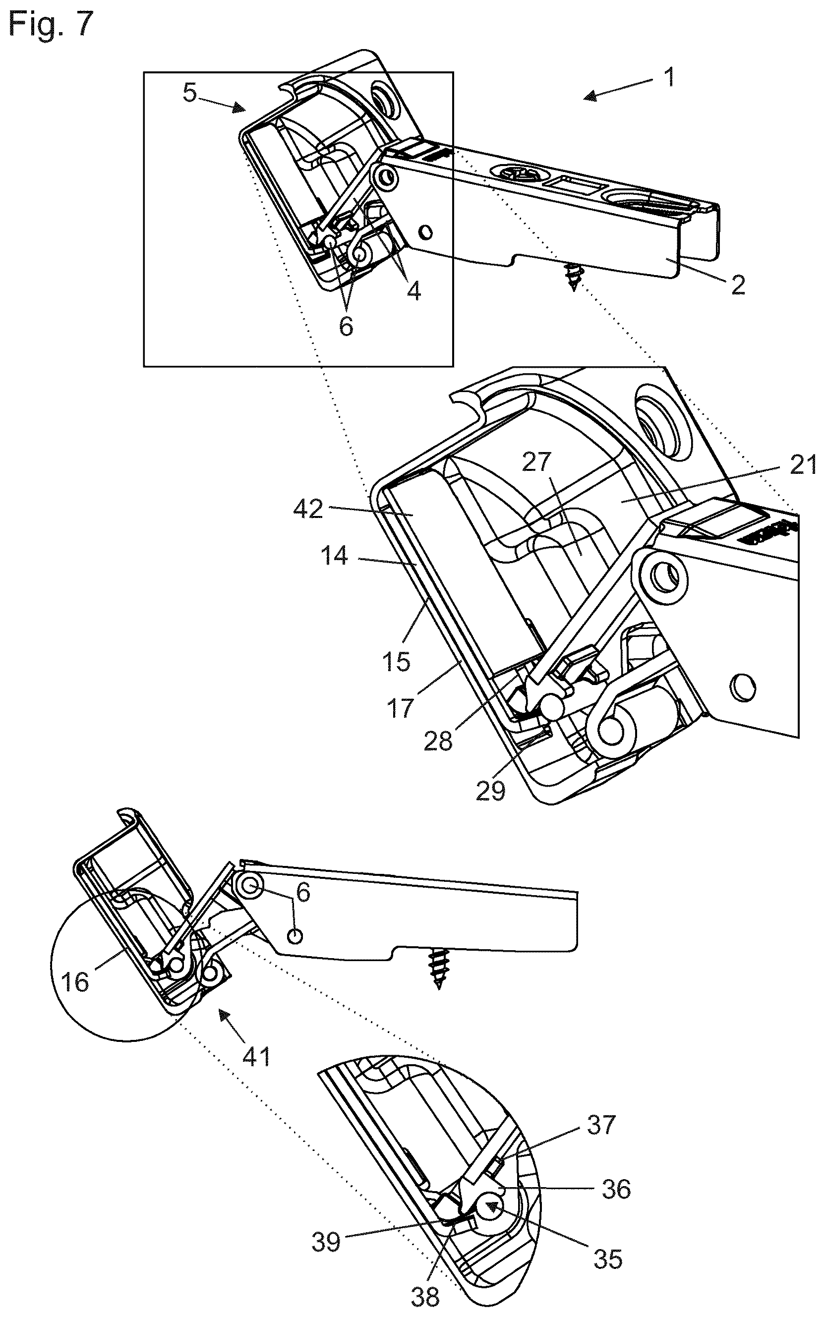 Patent US12618277 Figure 7 – Hinge