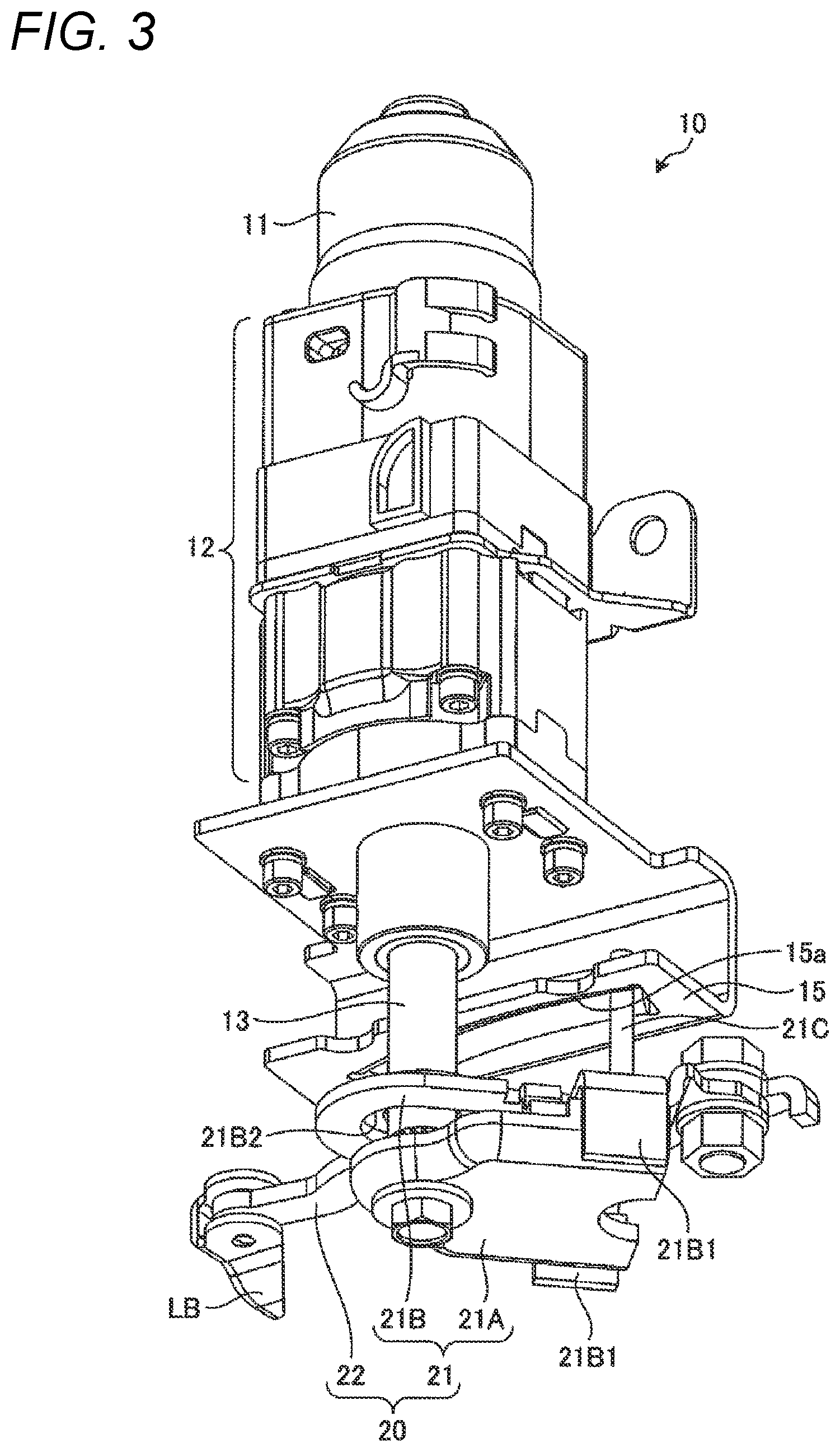 Patent US12618279 Figure 3 – Door opening and closing device