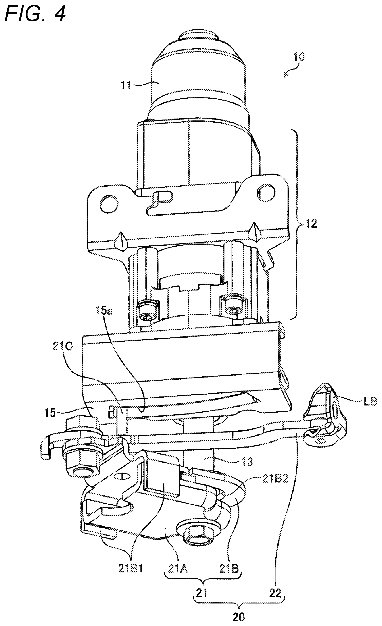 Patent US12618279 Figure 4 – Door opening and closing device