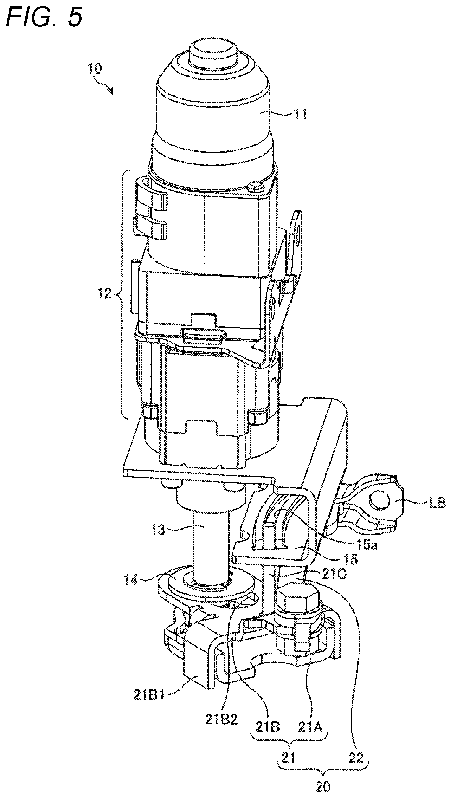 Patent US12618279 Figure 5 – Door opening and closing device