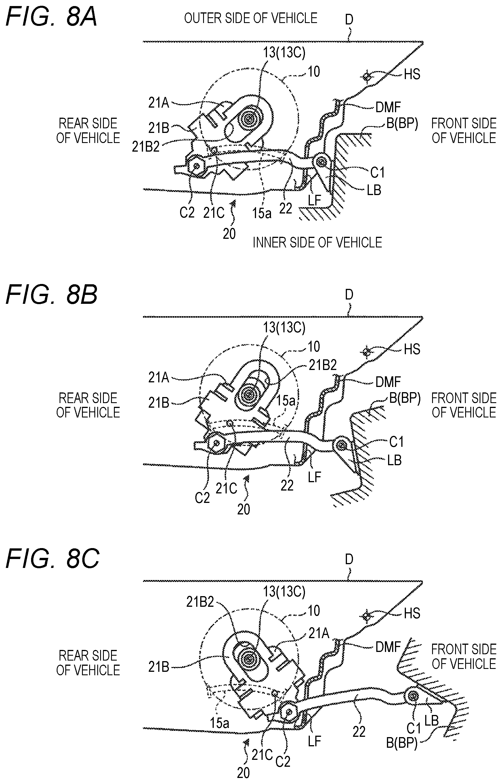 Patent US12618279 Figure 7 – Door opening and closing device
