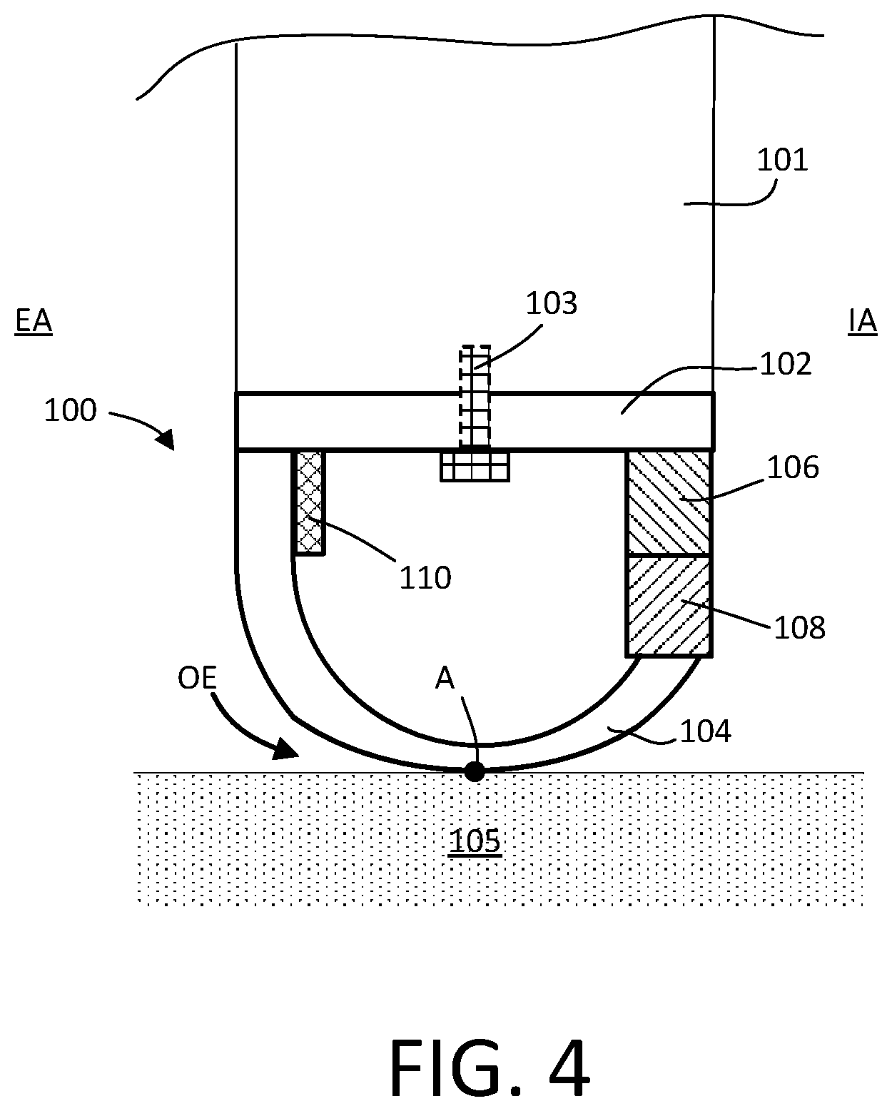 Patent US12618284 Figure 4 – Door seal