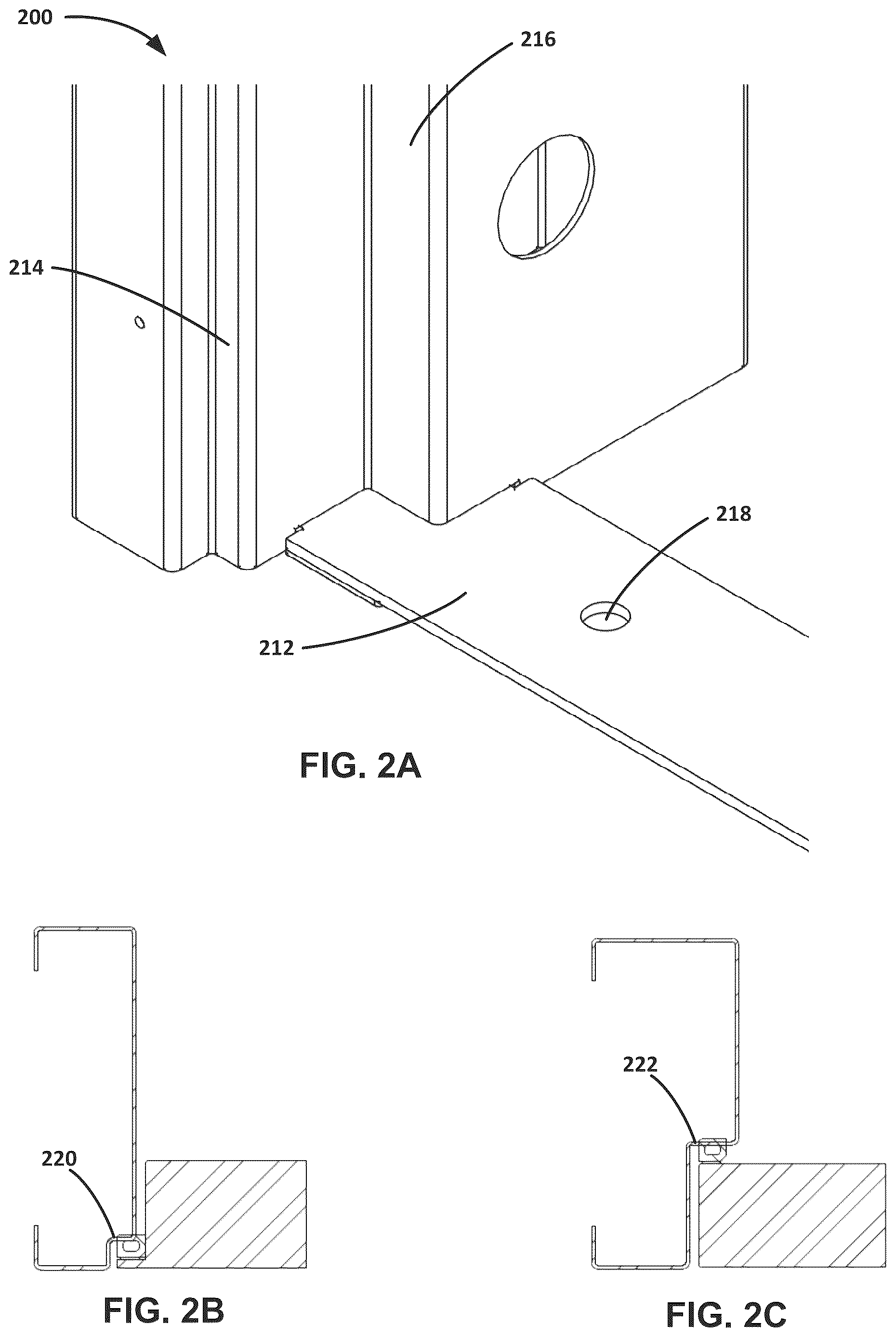 Patent US12618285 Figure 2 – Liquid containment door with continuous gasket